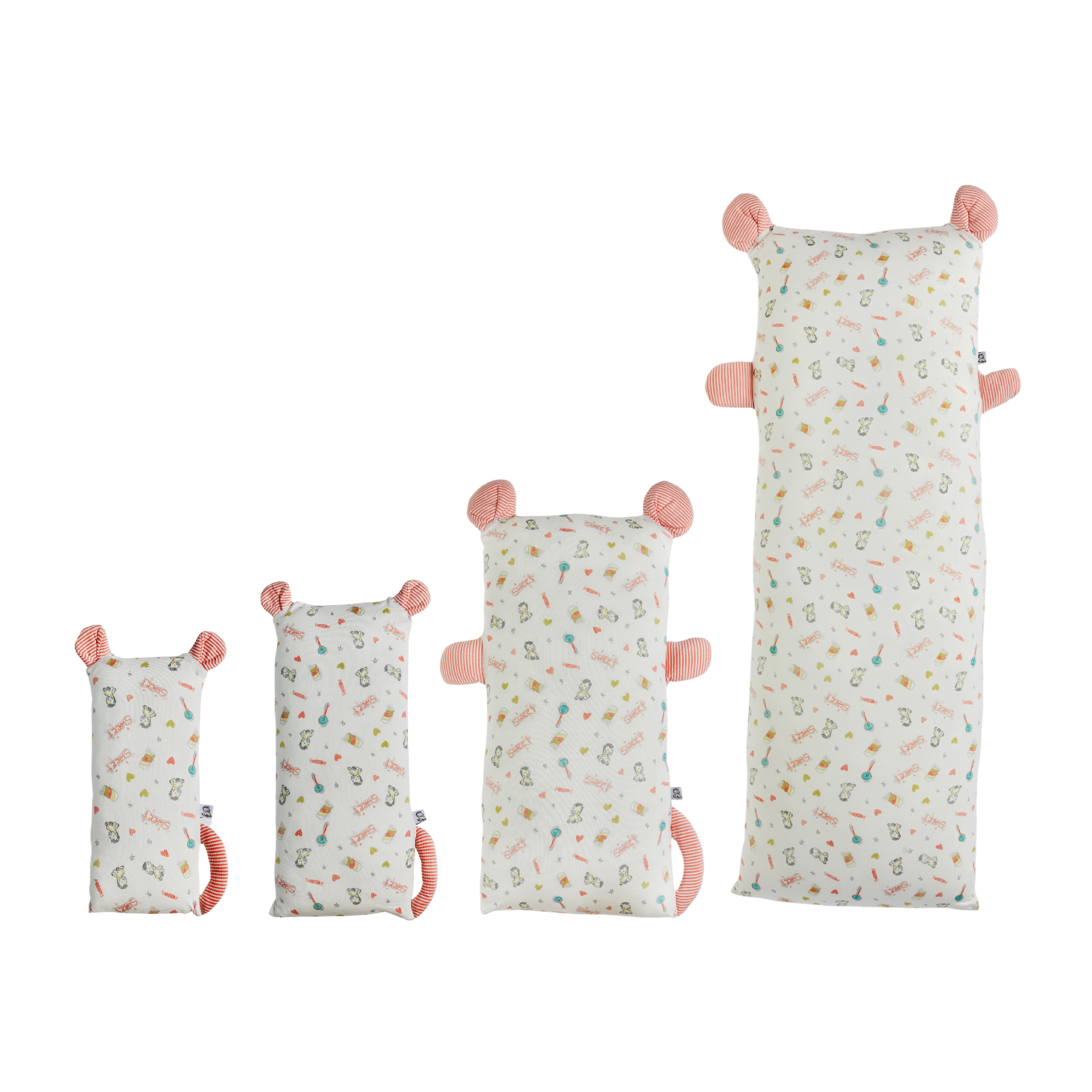 Little Zebra (Small) HugHug Pillow Candy Dream Coral (13x30cm)