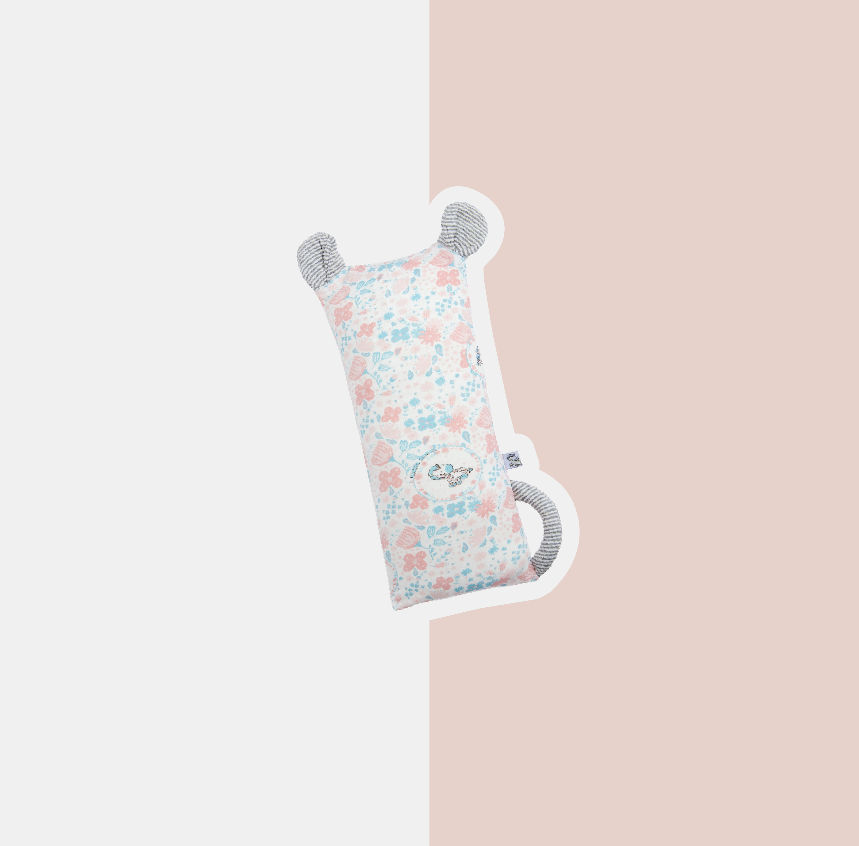 Little Zebra (Small) HugHug Pillow Zebra Floral (13x30cm)