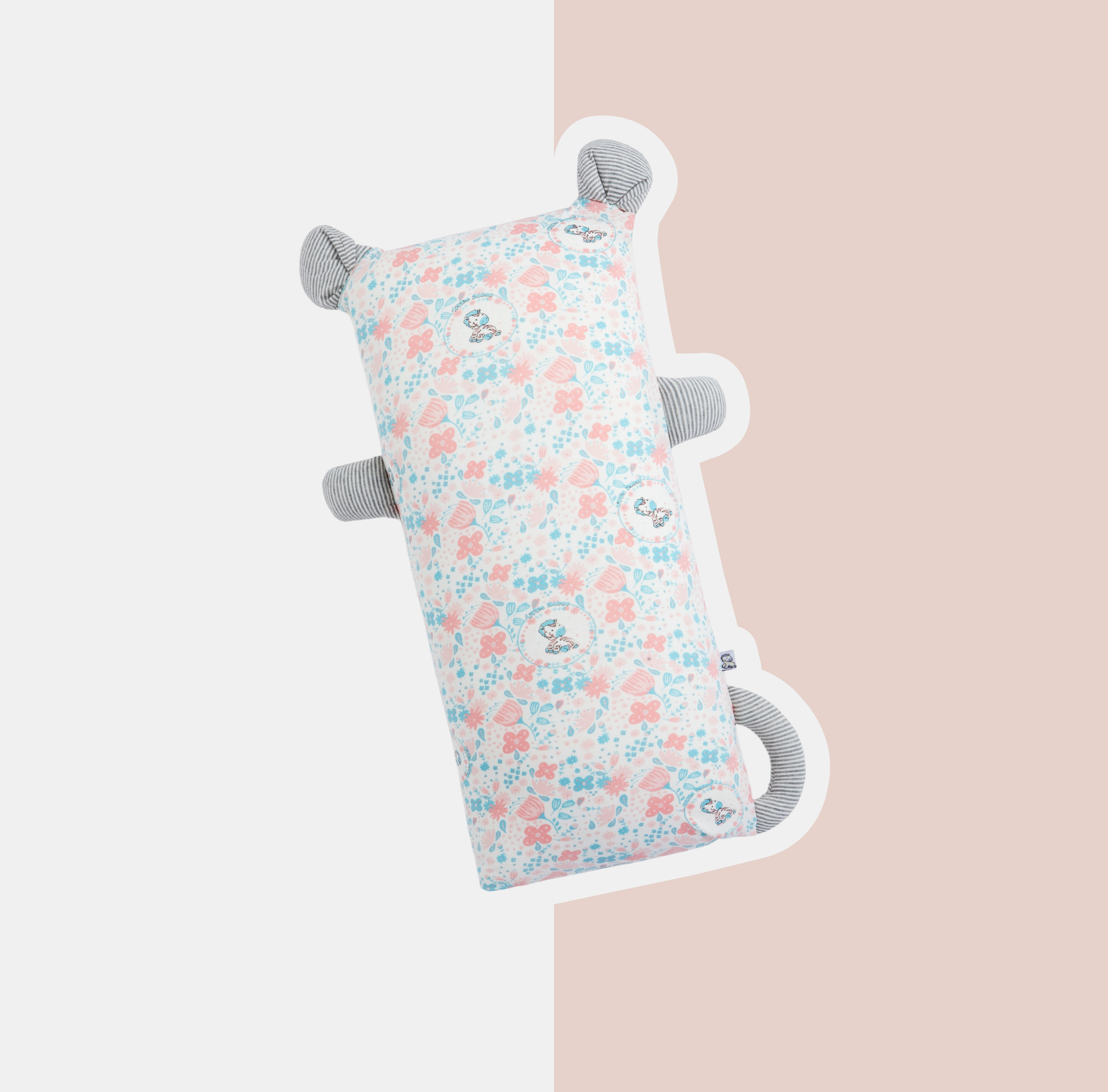 Little Zebra (Large) HugHug Pillow Zebra Floral (25x50cm)