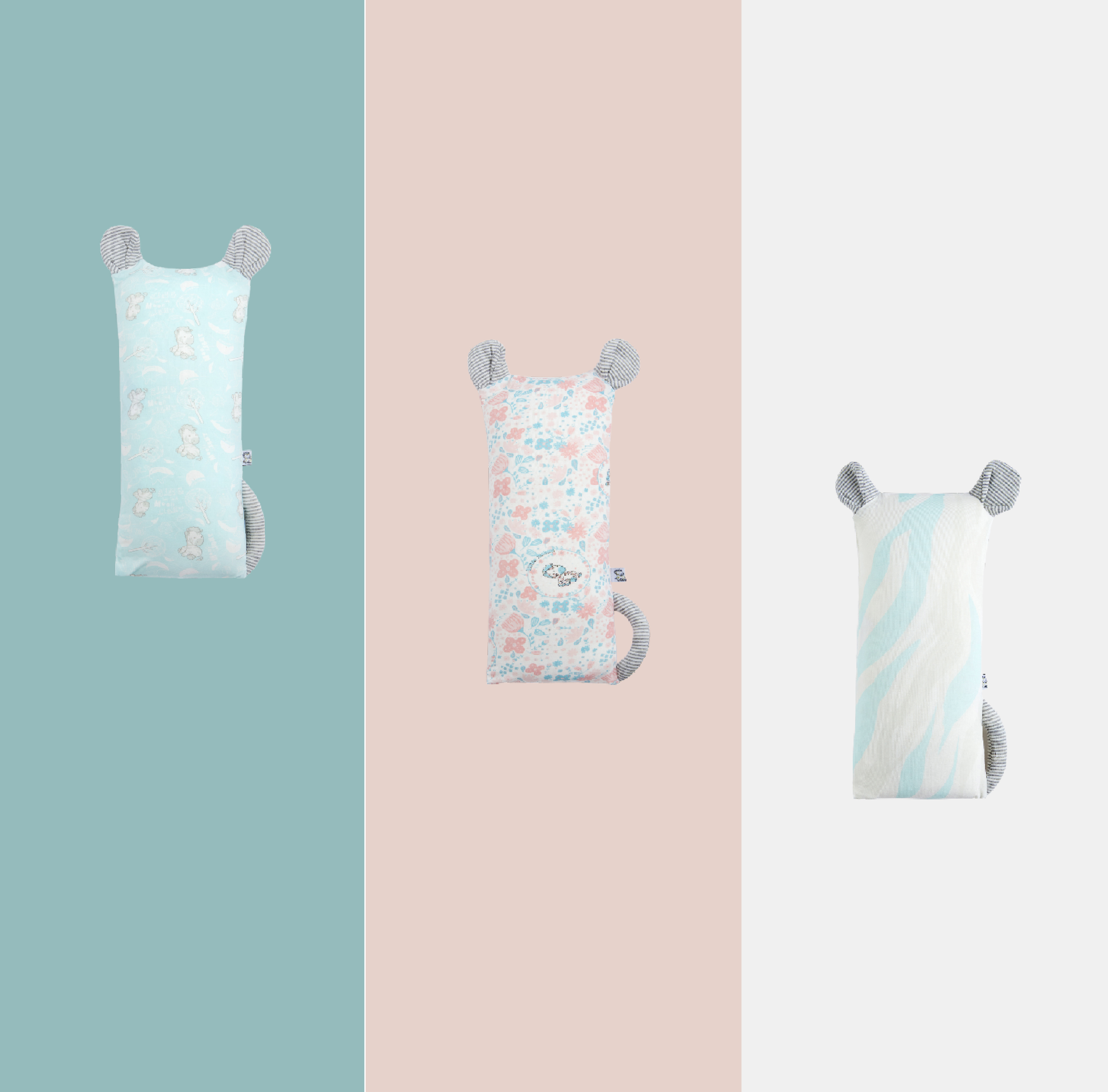 Little Zebra (Small) HugHug Pillow 2 Colors Stripe (13x30cm)