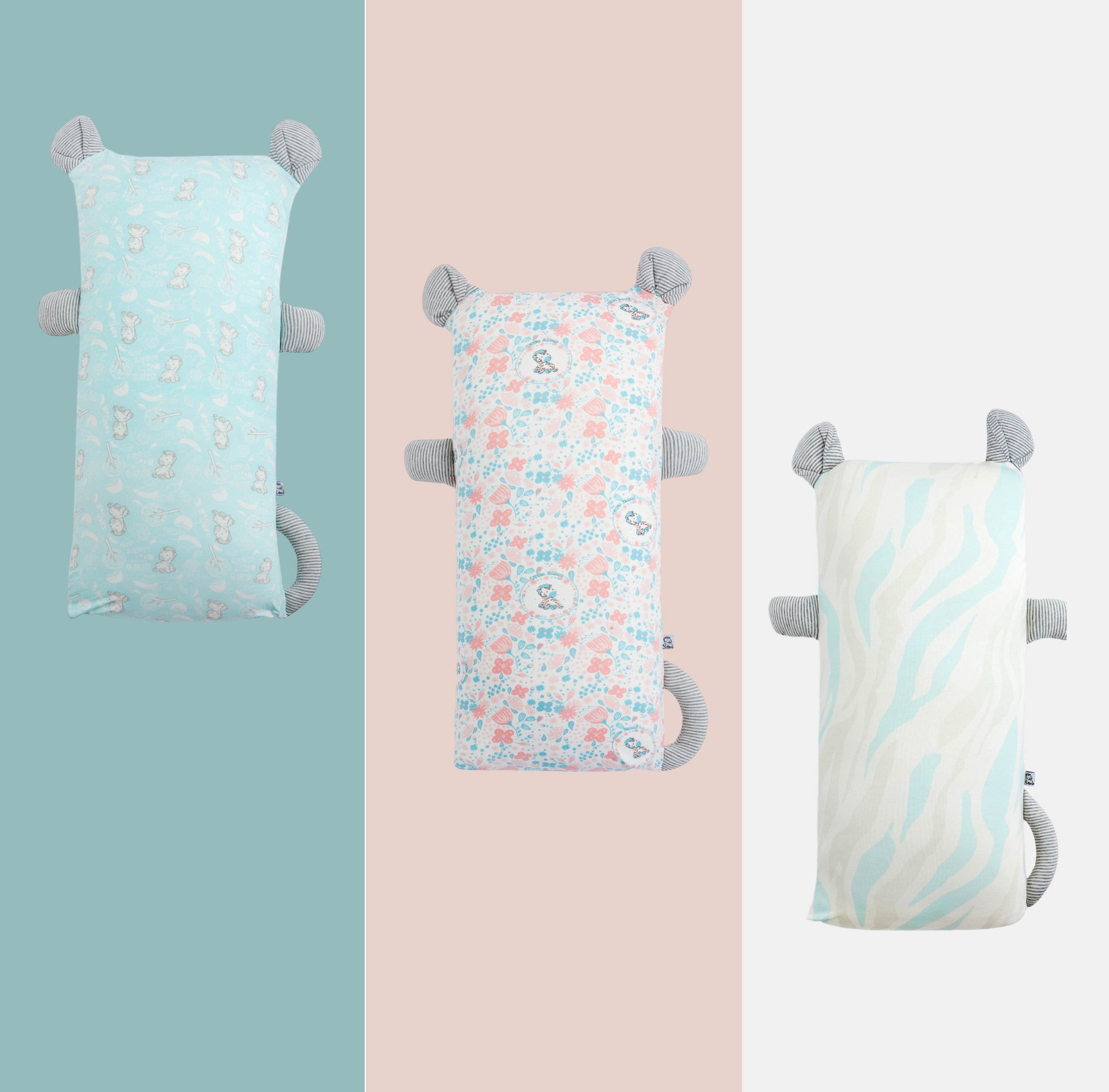 Little Zebra (Large) HugHug Pillow Little Zebra & Fox (25x50cm)