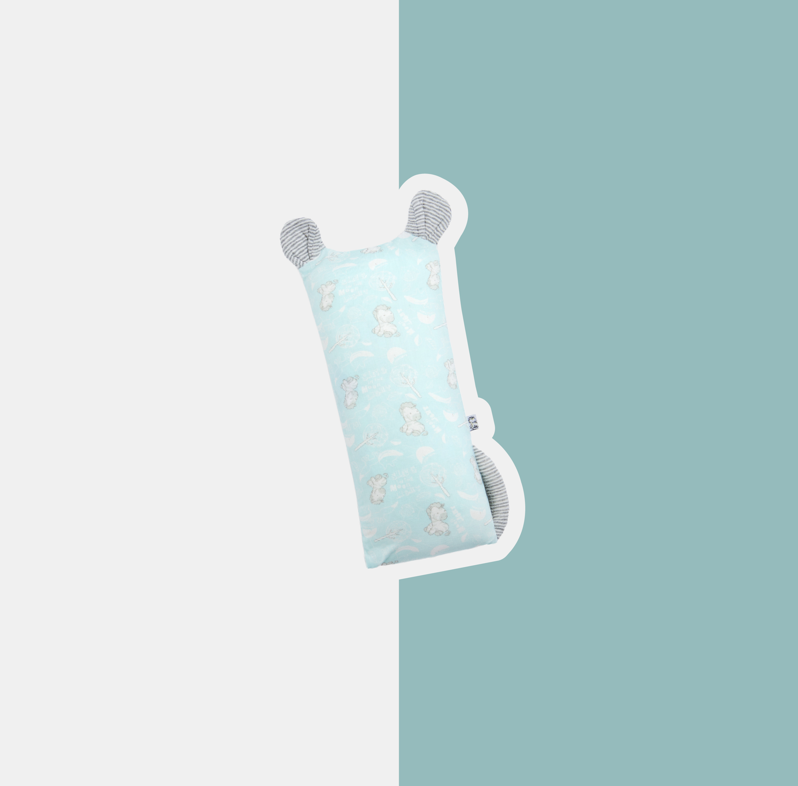 Little Zebra (Small) HugHug Pillow Little Zebra & Fox (13x30cm)