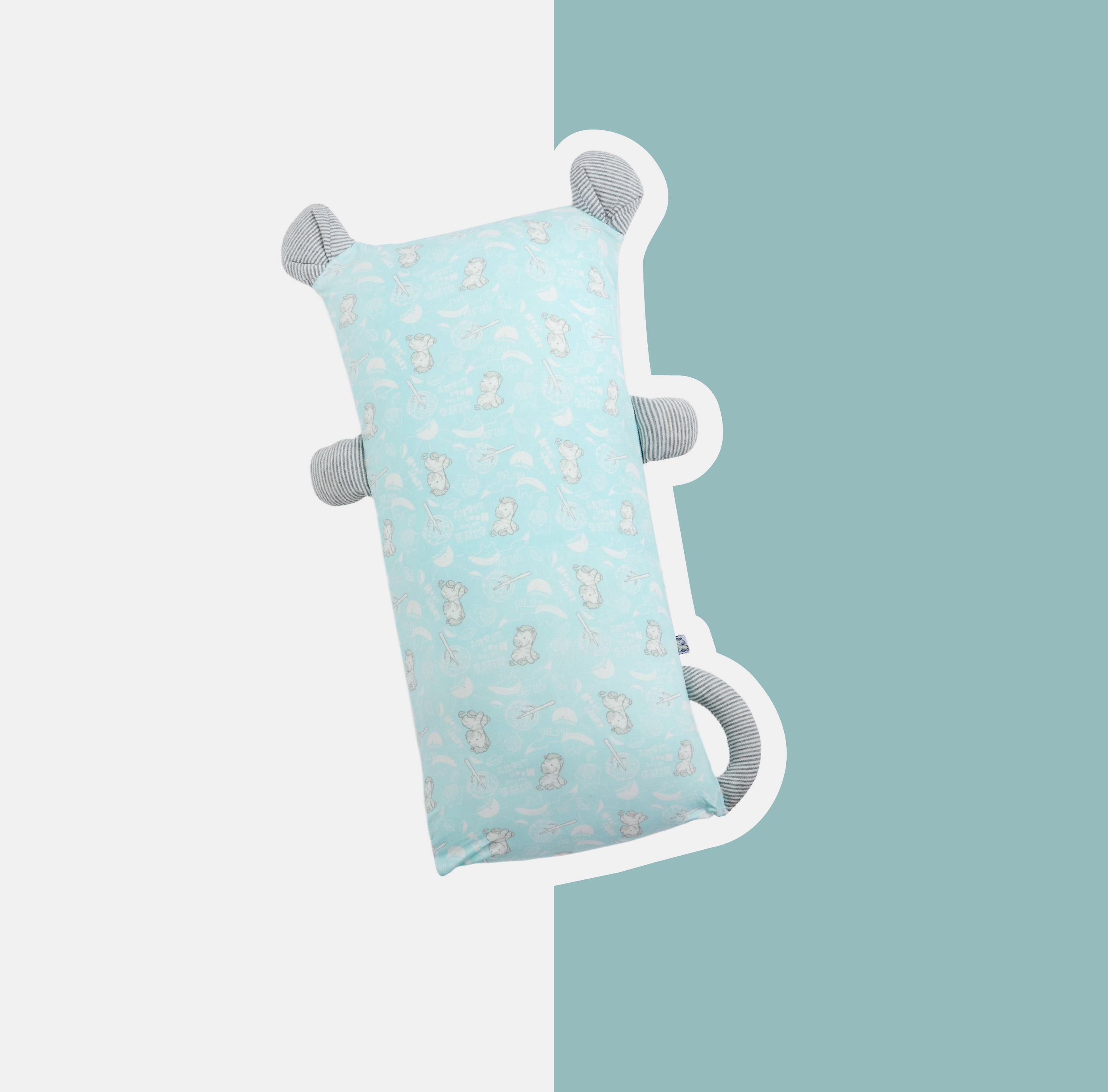 Little Zebra (Large) HugHug Pillow Little Zebra & Fox (25x50cm)