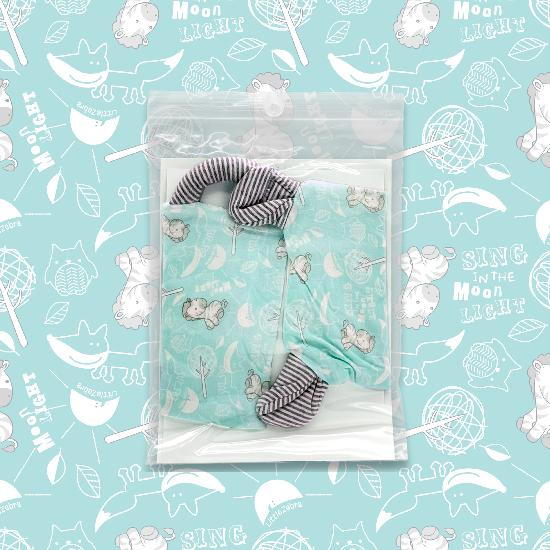 HugHug Pillowcase Zebra & Fox