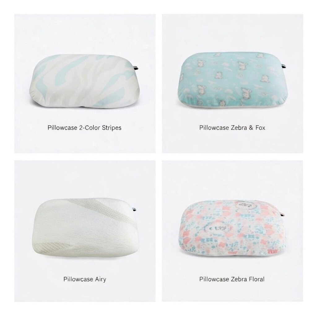 Pillowcase for 100% Natural Latex Newborn Central Hollow Pillow (0-18 months)