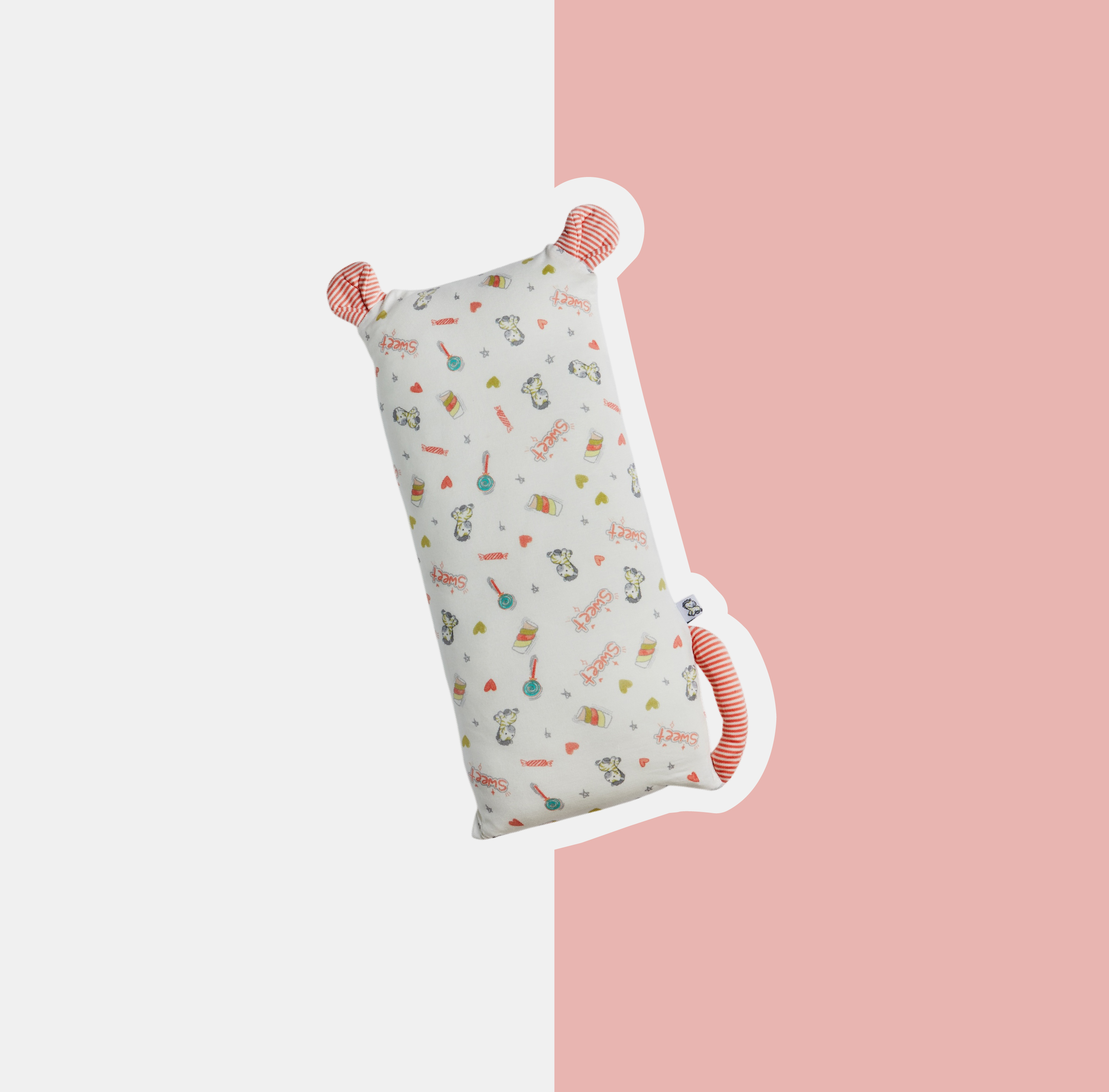 HugHug Pillow (Medium) Candy Dream Coral (17x39cm)