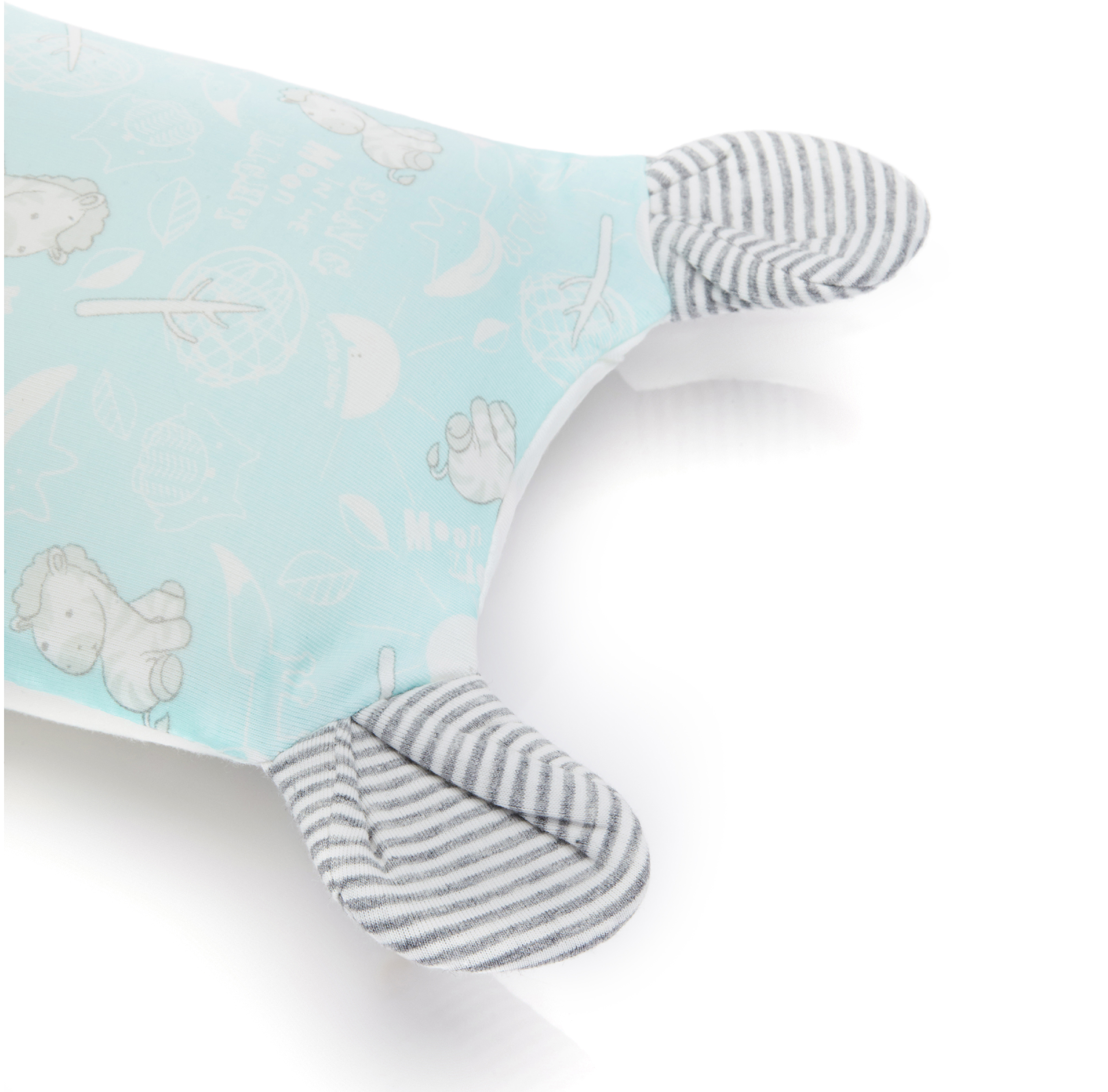 HugHug Pillow Little Zebra & Fox (S size 13x30cm)