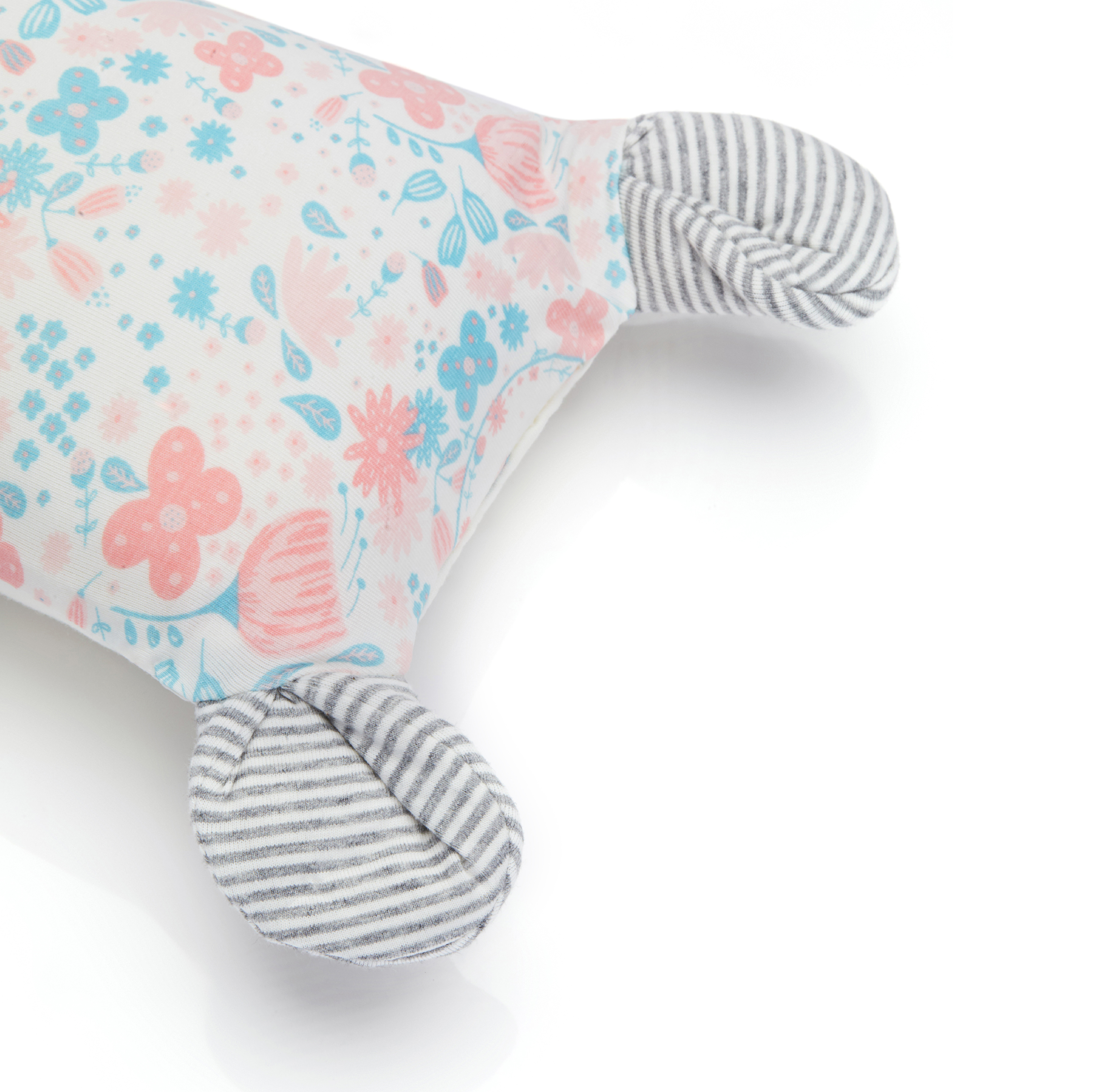 (Small) HugHug Pillow 2 Zebra Floral (13x30cm)