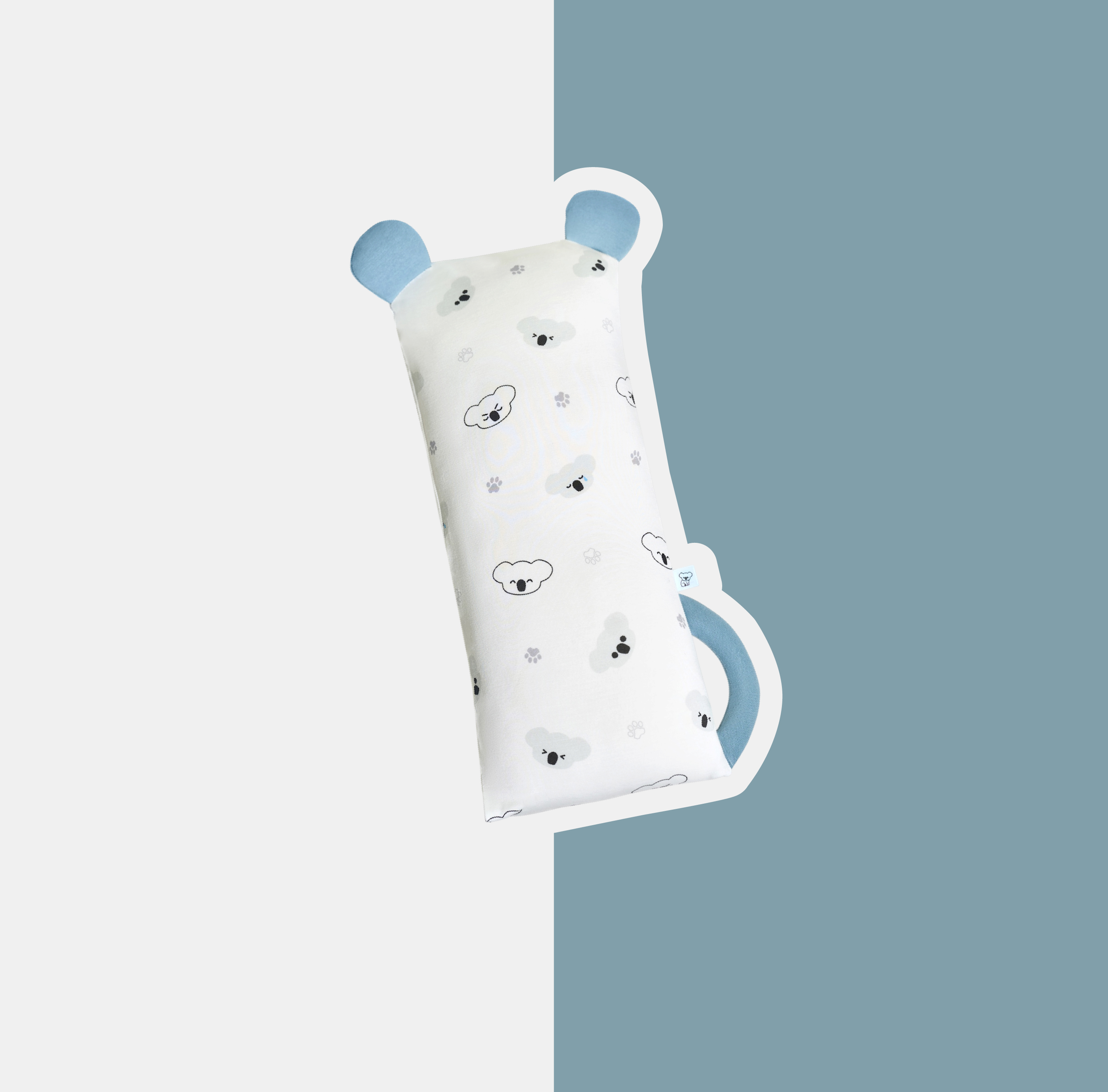 NEW HugHug Pillow (Medium) Koala Moon Blue (17x39cm)
