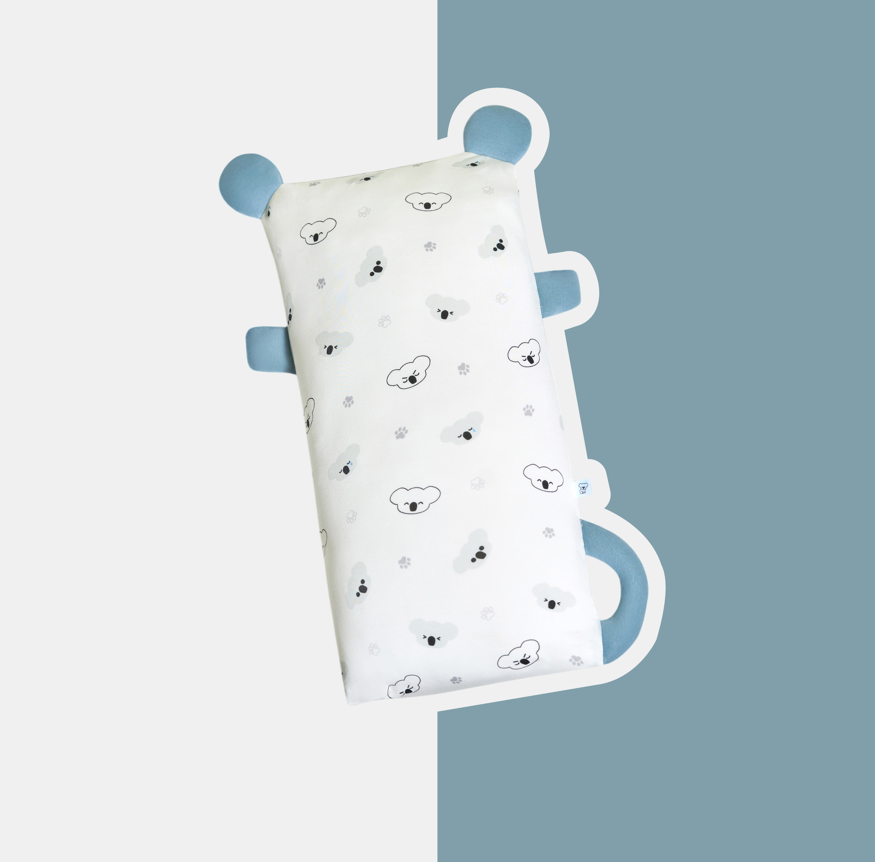 NEW HugHug Pillow (Large) Koala Moon Blue (27x50cm)