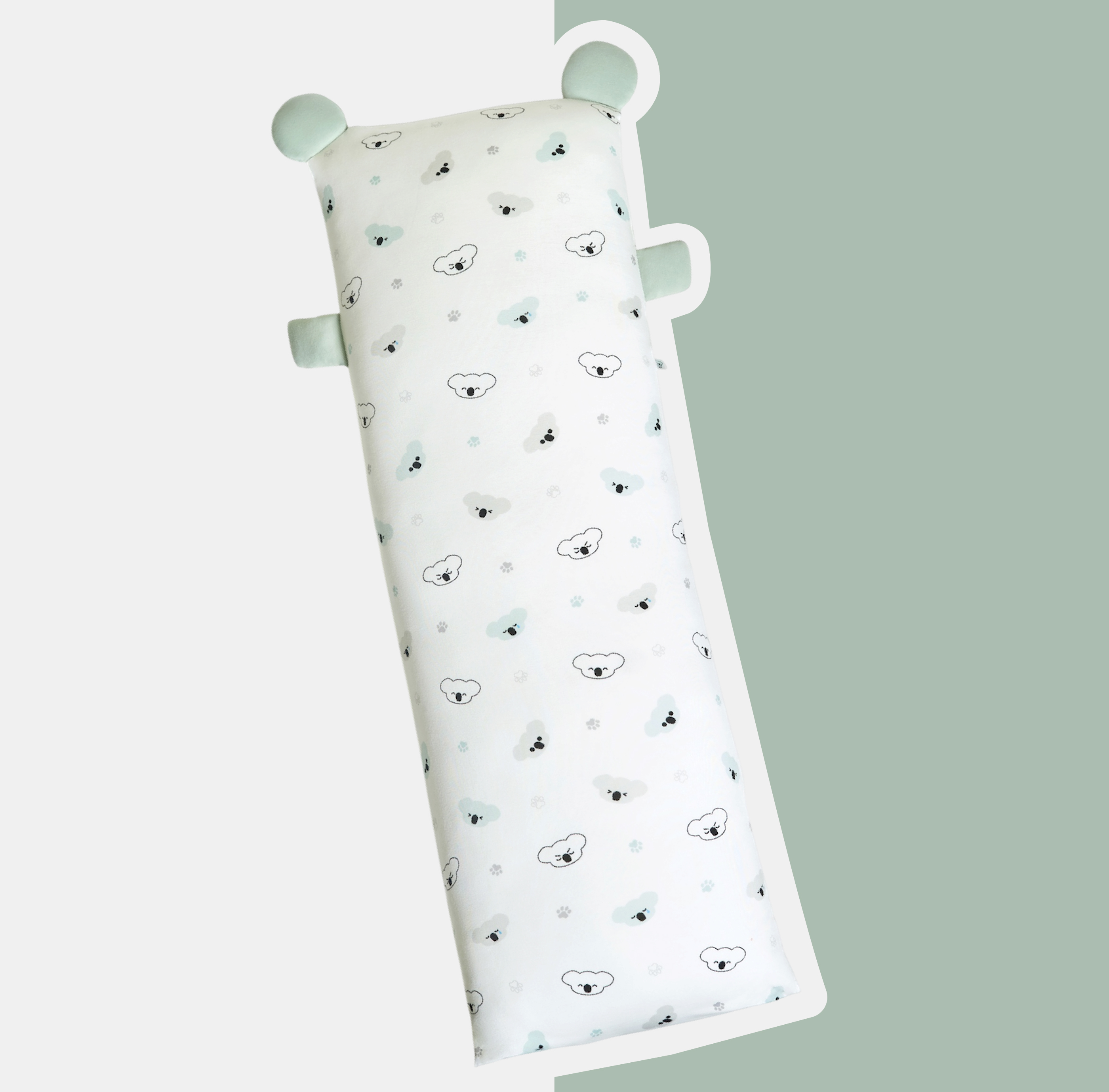 NEW HugHug Pillow (Extra Large) Koala Calm Sage (32x90cm)
