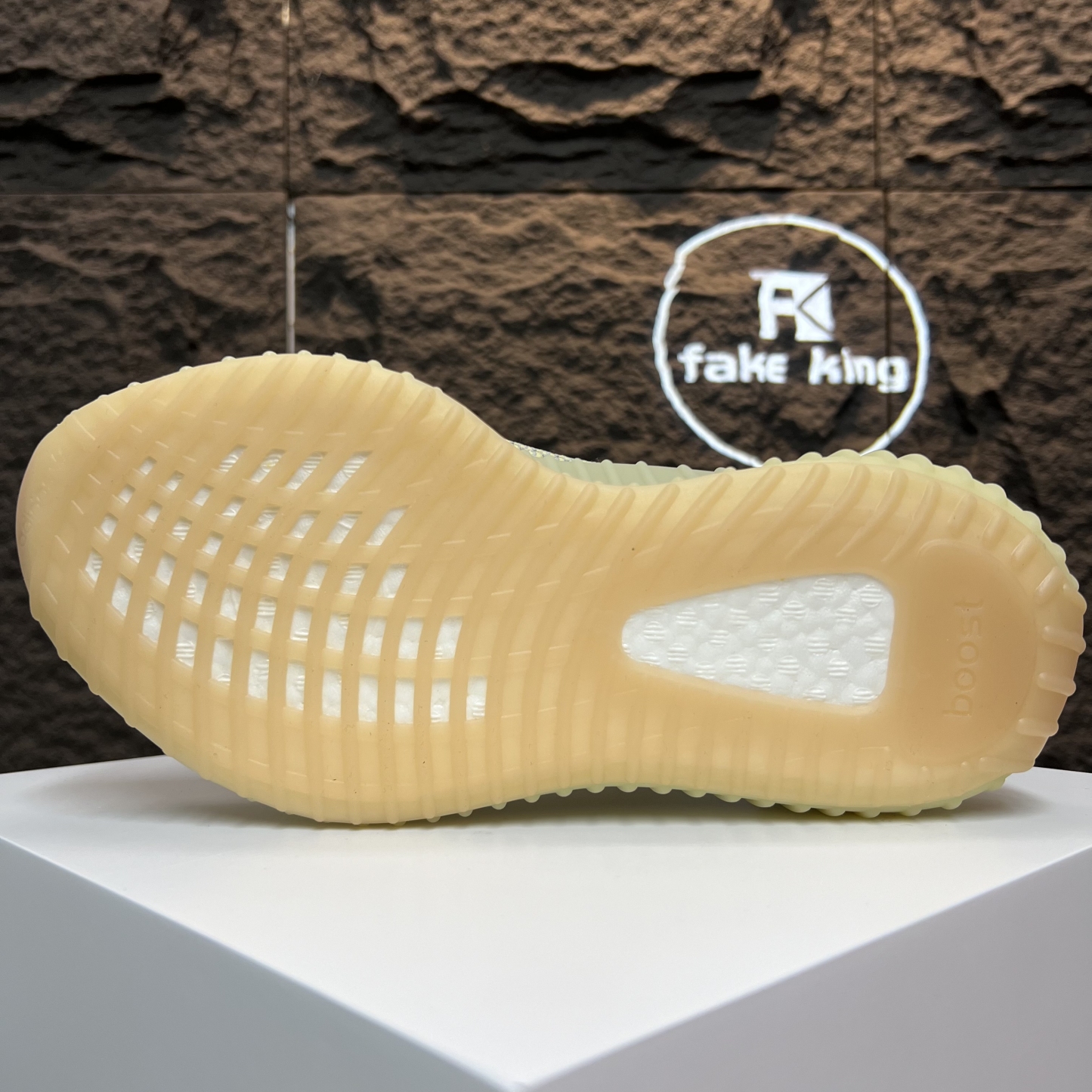 adidas originals Yeezy Boost 350 V2天使Antlia鞋帶反光版透氣輕便低幫運動休閒鞋男女同款髒黃