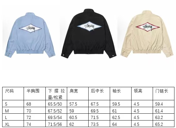 Stussy 斯圖西 SS25 衝浪隊哈靈頓夾克
