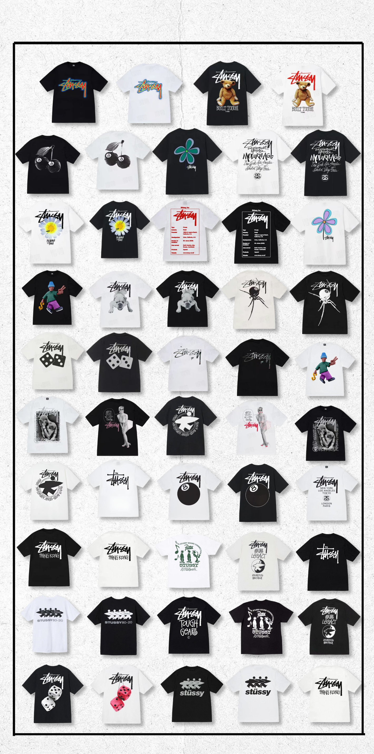 獨家開發STussy  斯圖西短T