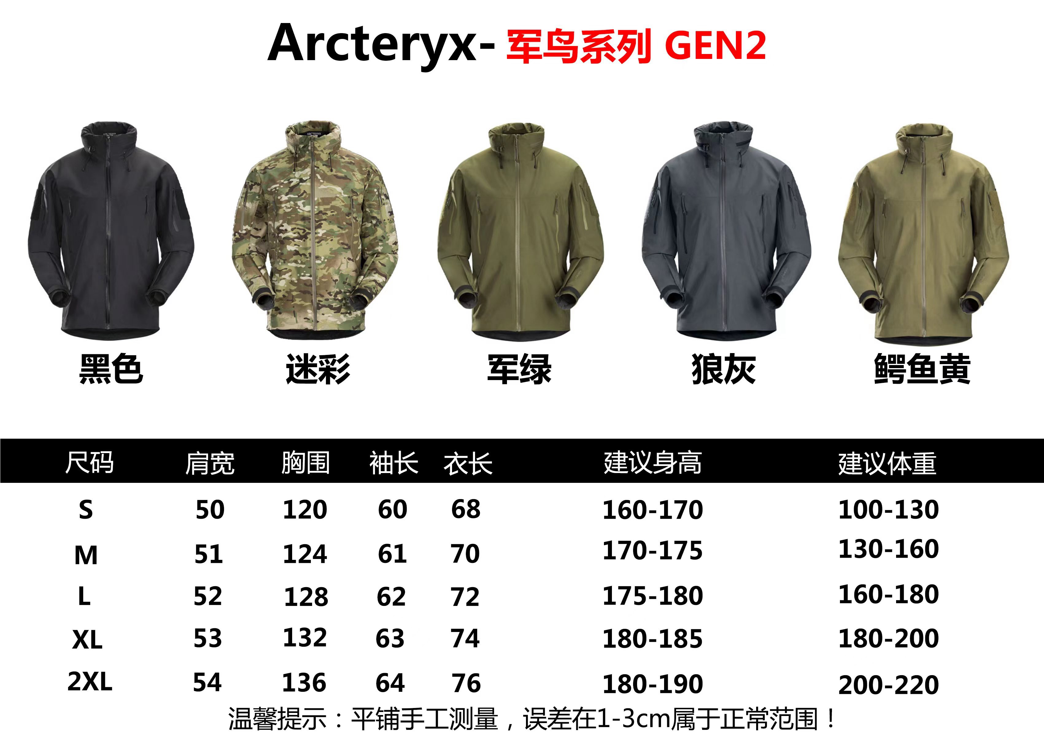 始祖鳥Arcteryx-軍鳥GEN2 硬殼衝鋒衣