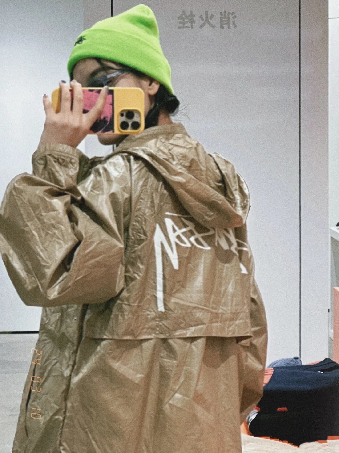 stussy24SS 斯圖西復古 褶皺紋外套