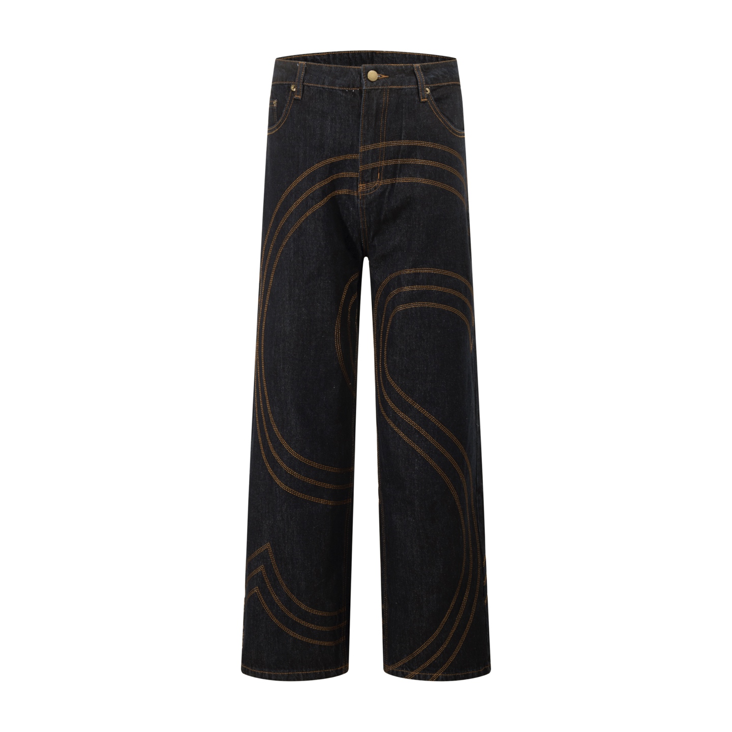 Supreme SS25 S Logo Rigid Baggy Jean S馬思唯同款徽標圖案寬鬆直筒美式潮流牛仔褲