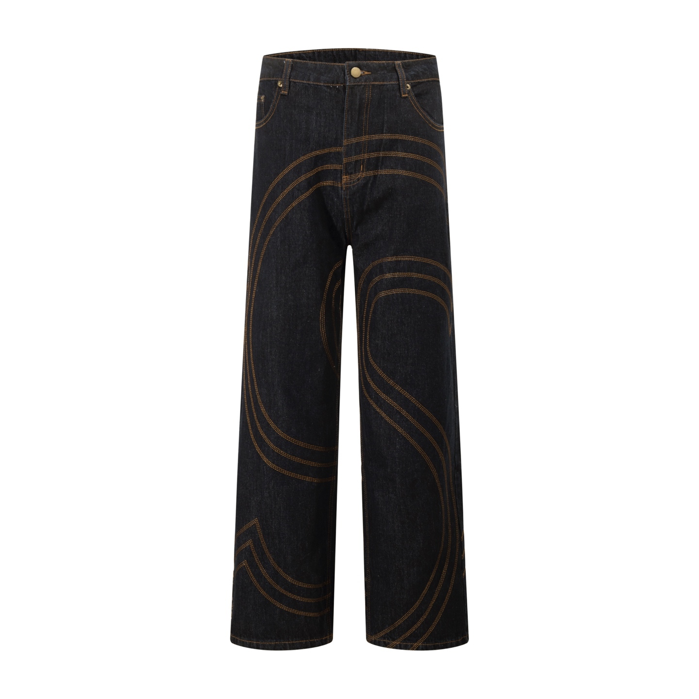 Supreme SS25 S Logo Rigid Baggy Jean S馬思唯同款徽標圖案寬鬆直筒美式潮流牛仔褲