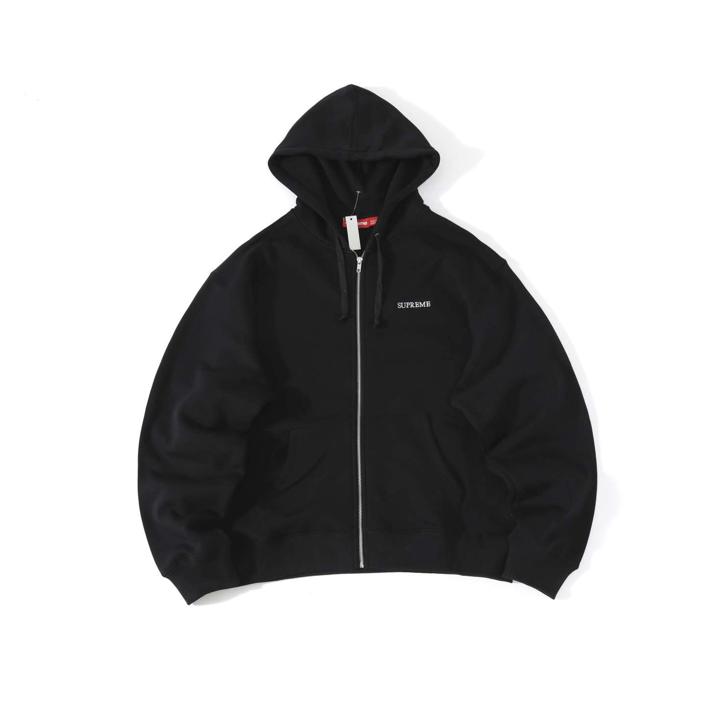 Supreme FW25 IDGAF Zip Up Hooded Sweatshirt 袖口刺繡logo拉鍊連帽衛衣
