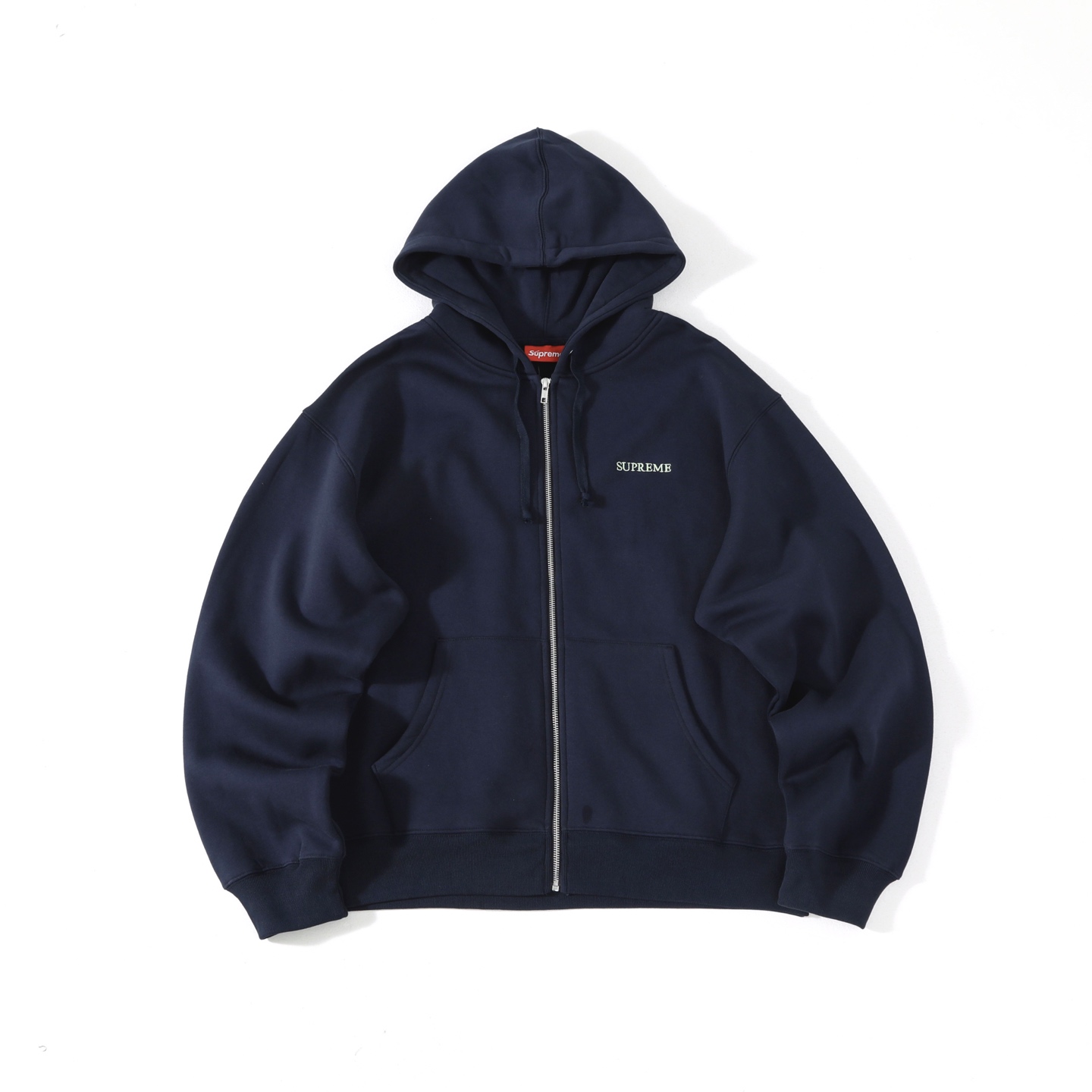 Supreme FW25 IDGAF Zip Up Hooded Sweatshirt 袖口刺繡logo拉鍊連帽衛衣