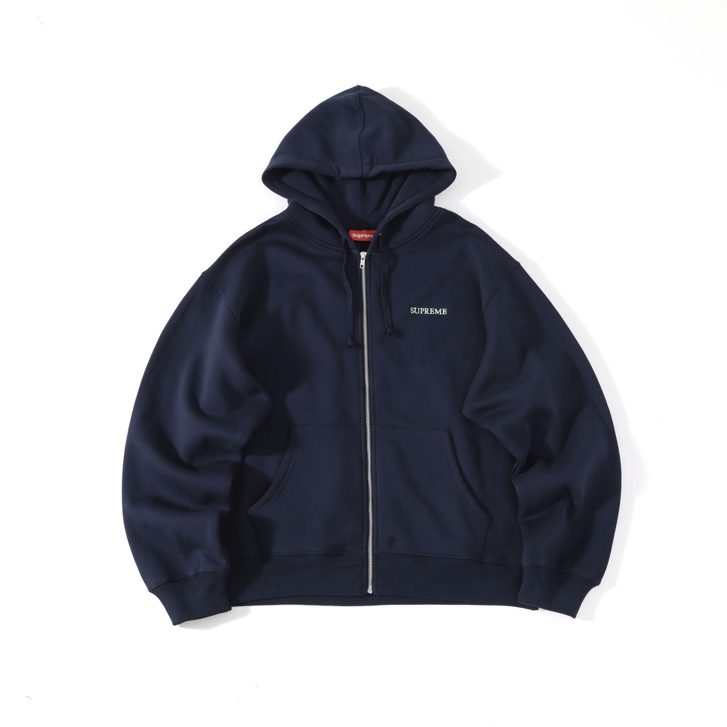 Supreme FW25 IDGAF Zip Up Hooded Sweatshirt 袖口刺繡logo拉鍊連帽衛衣