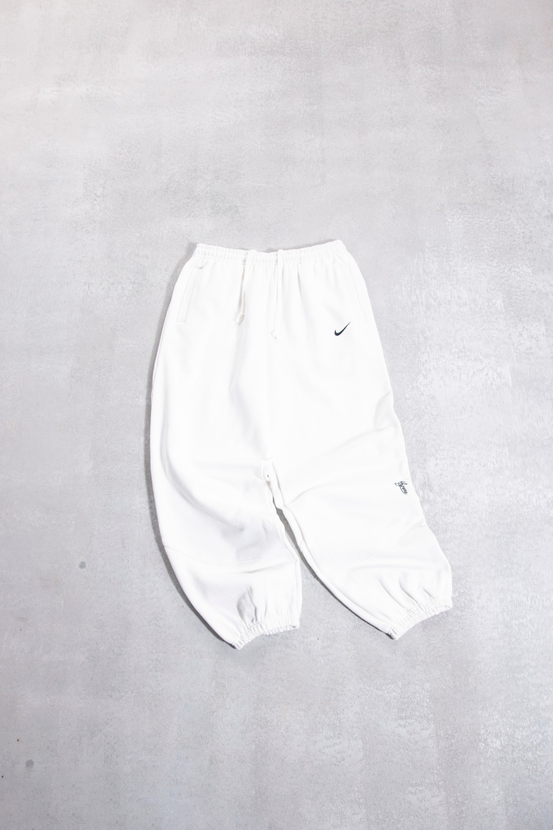 NIKE联名SUPREME束脚加绒长裤