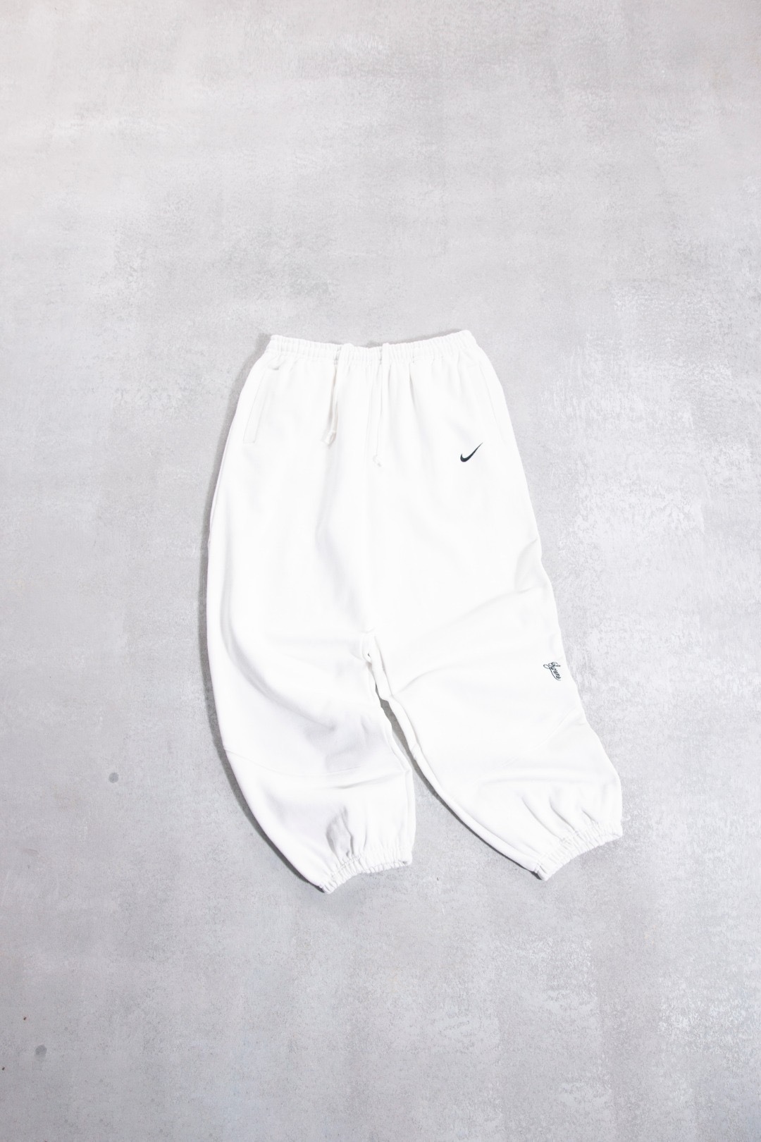 NIKE联名SUPREME束脚加绒长裤