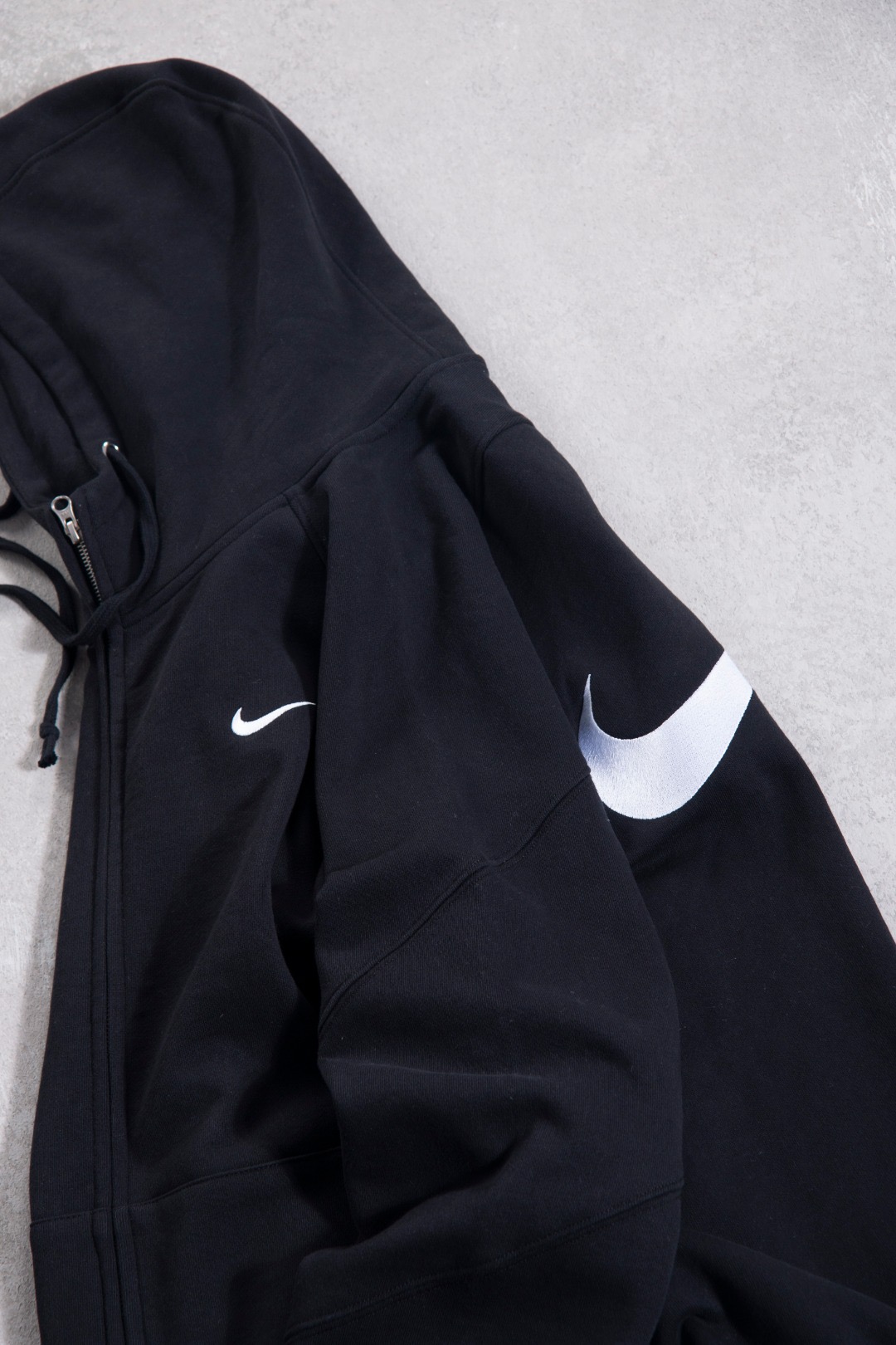 NIKE聯名SUPREME拉鍊連帽衛衣