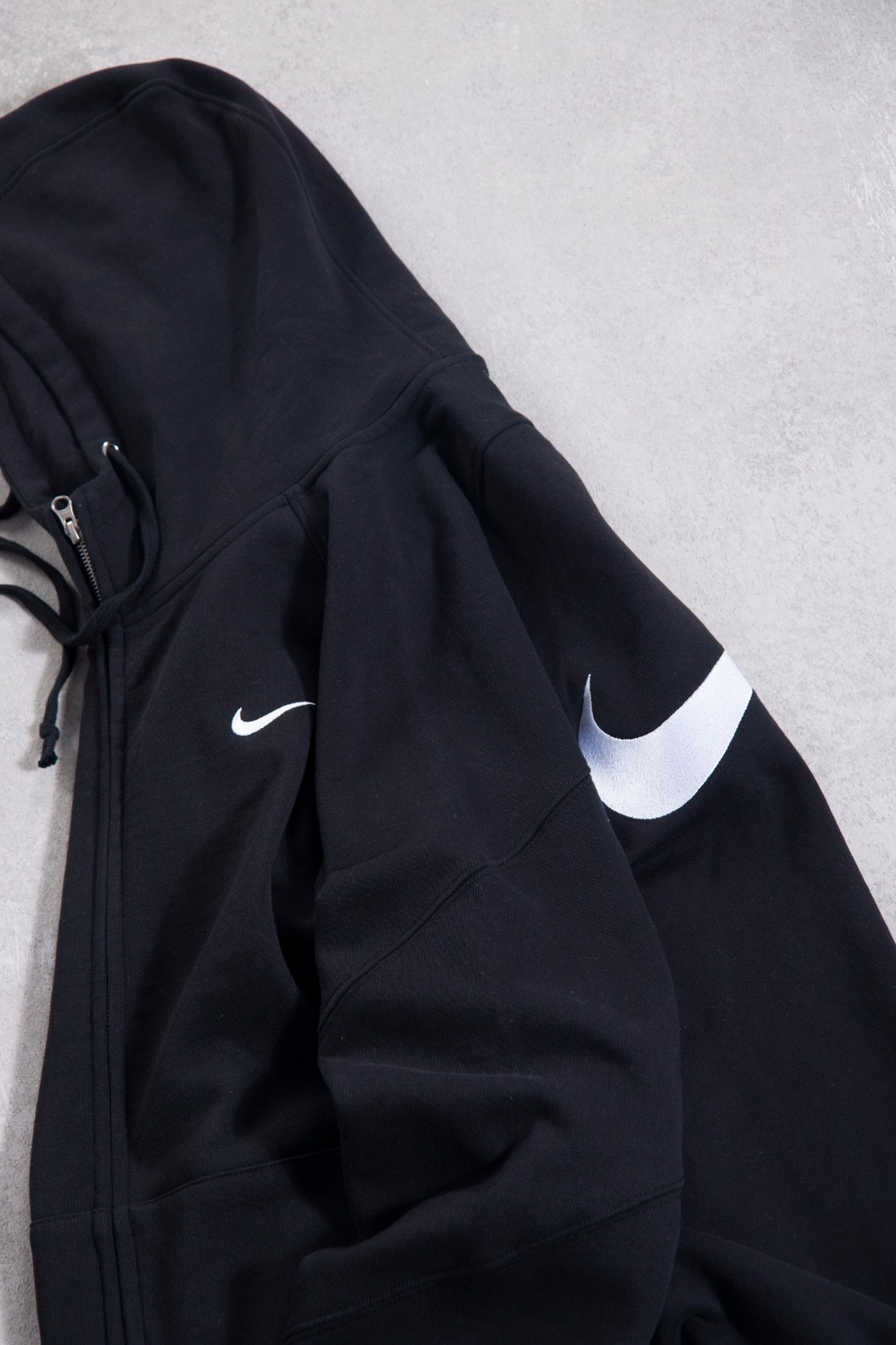 NIKE聯名SUPREME拉鍊連帽衛衣