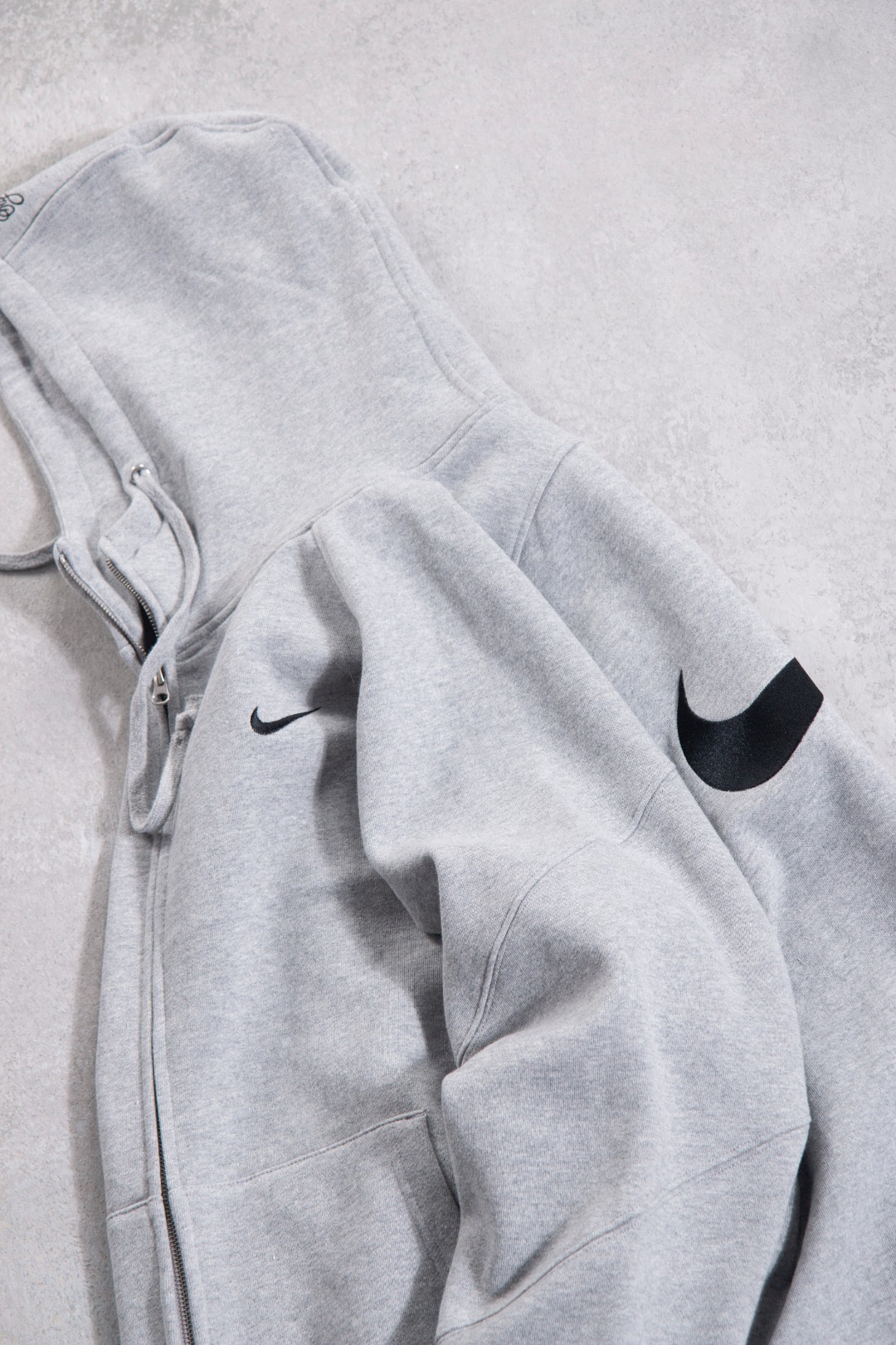 NIKE聯名SUPREME拉鍊連帽衛衣