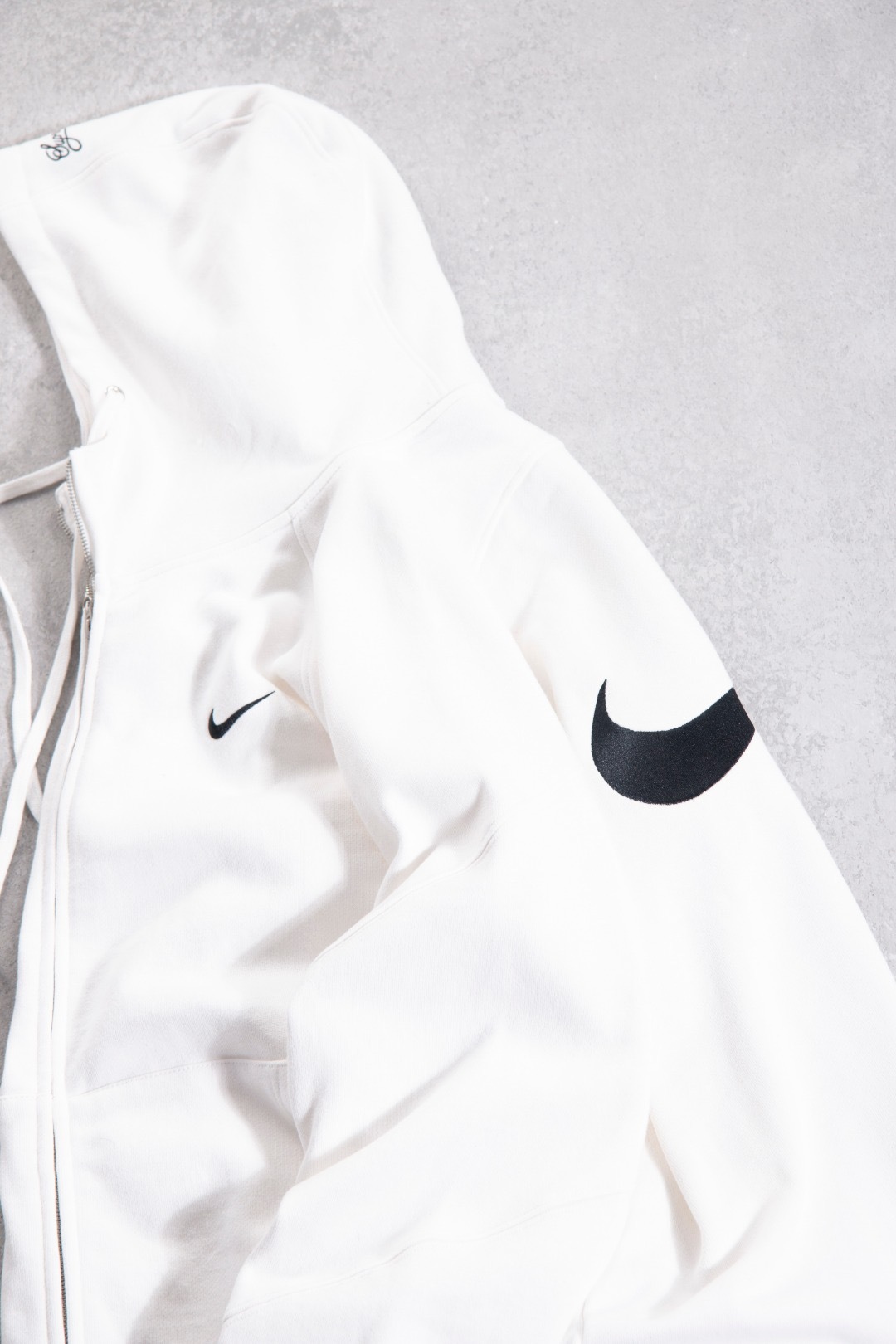 NIKE聯名SUPREME拉鍊連帽衛衣