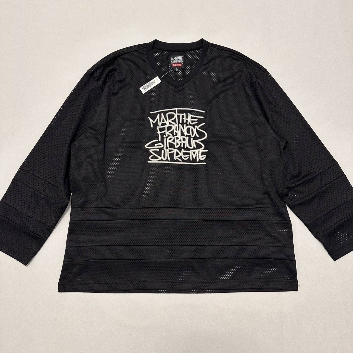 Supreme Marithé François Girbaud 聯名款 胸前刺繡logo寬鬆網眼美式潮流球衣 