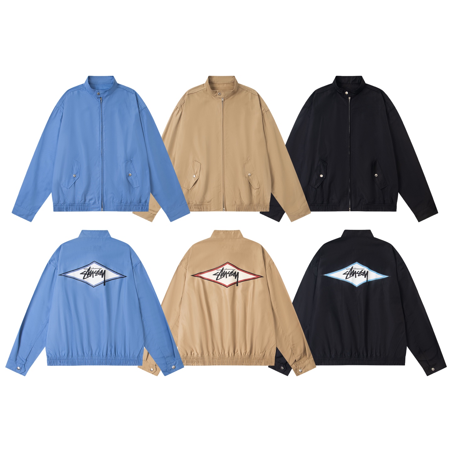 Stussy 斯圖西 SS25 SURF TEAM HARRINGTON 外套經典美式哈靈頓復古夾克