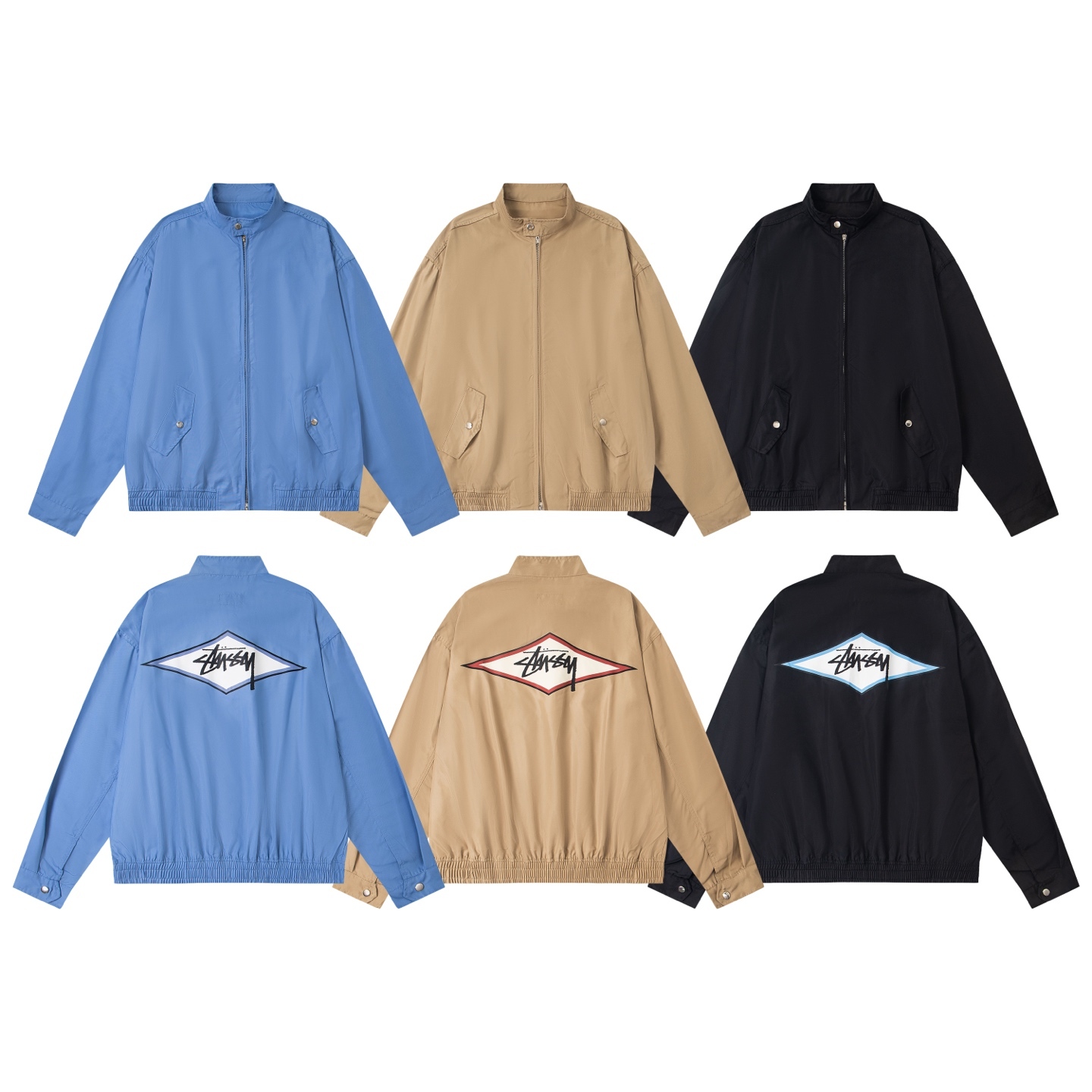 Stussy 斯圖西 SS25 SURF TEAM HARRINGTON 外套經典美式哈靈頓復古夾克