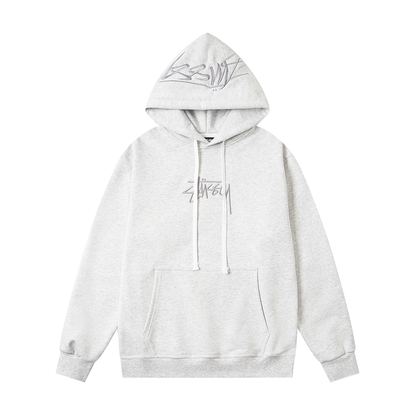 Stussy 斯圖西 SS25 連帽 logo 字母雙刺繡美式復古衛衣 