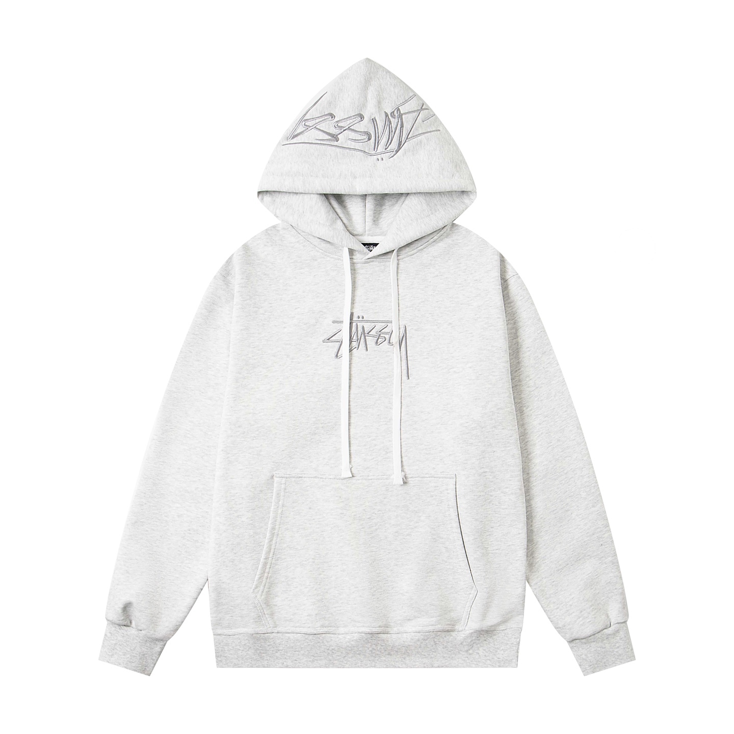 Stussy 斯圖西 SS25 連帽 logo 字母雙刺繡美式復古衛衣 