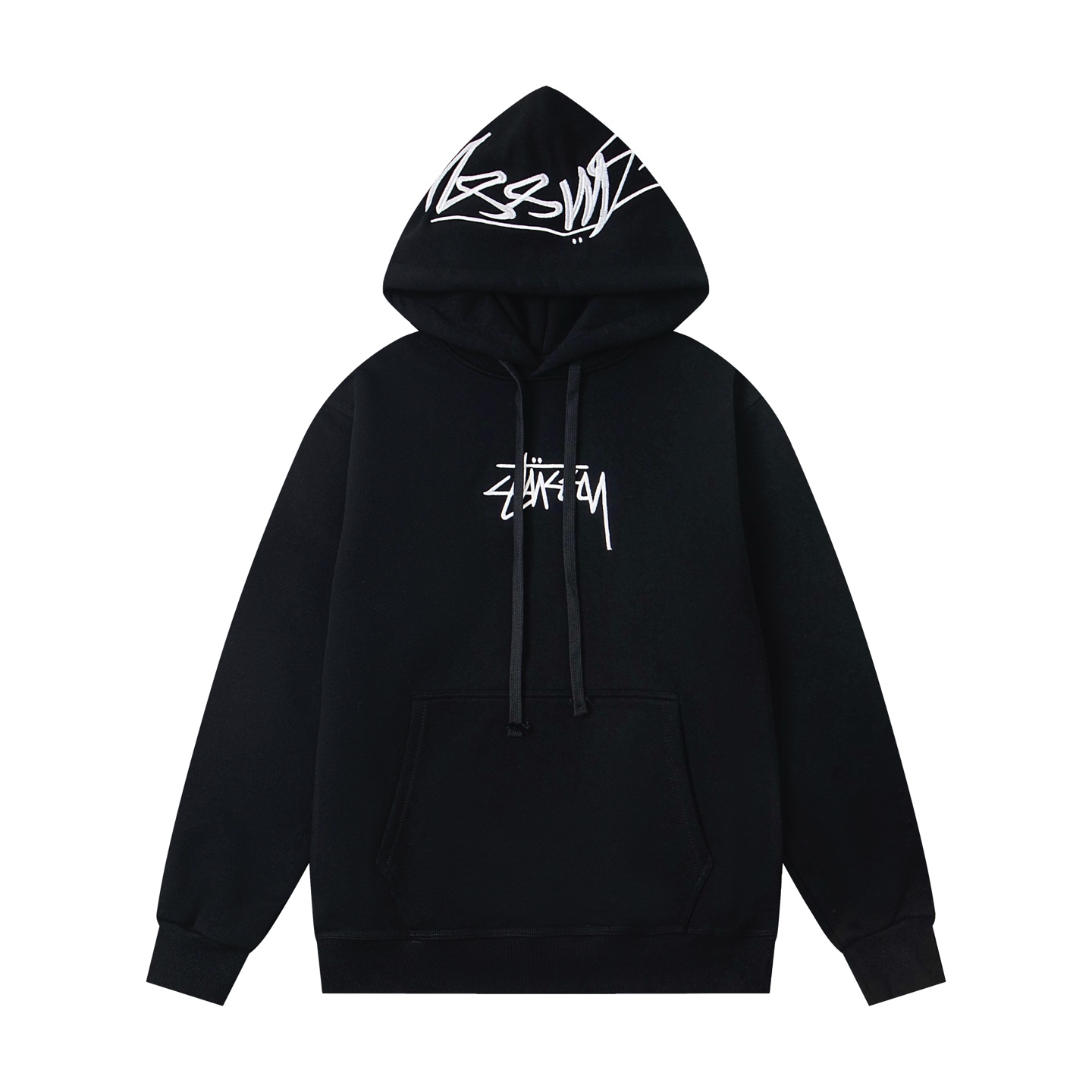Stussy 斯圖西 SS25 連帽 logo 字母雙刺繡美式復古衛衣