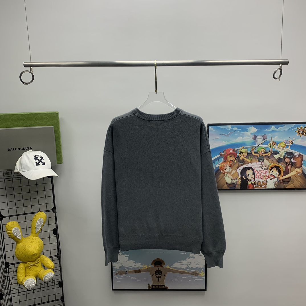 DREW HOUSE 2022新款圓領針織套頭毛衣男女同款保暖親膚毛衣