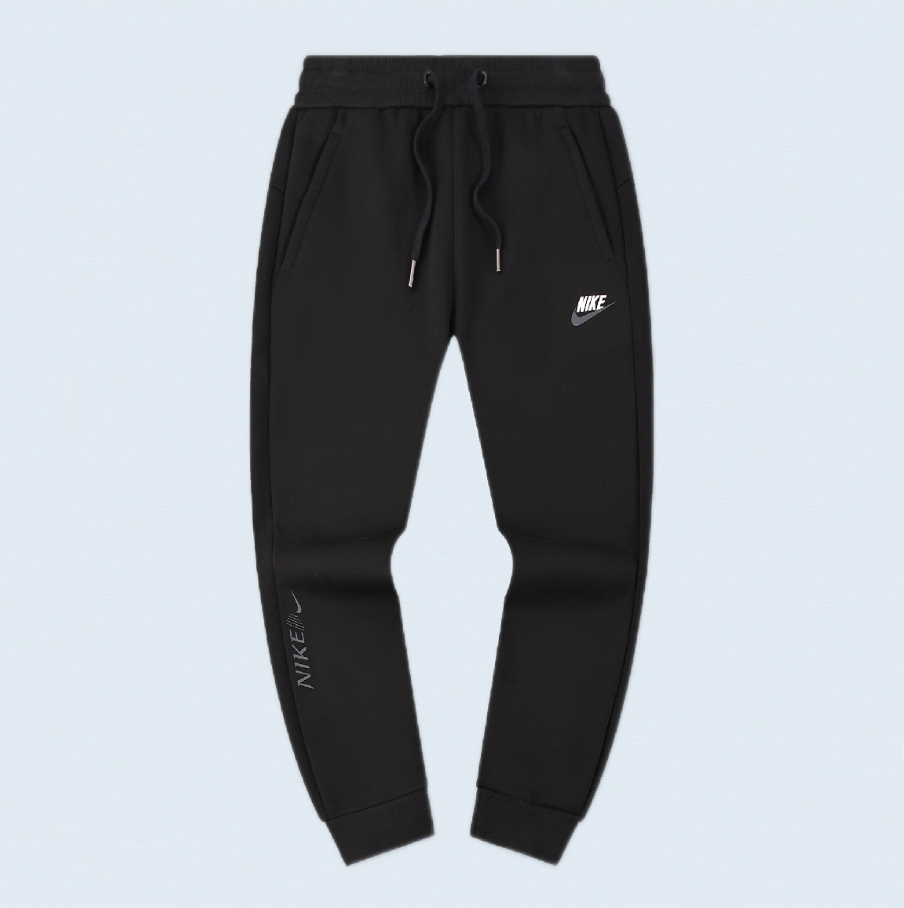 （加絨款）耐克NIKE新款立體印花LOGO加絨運動褲