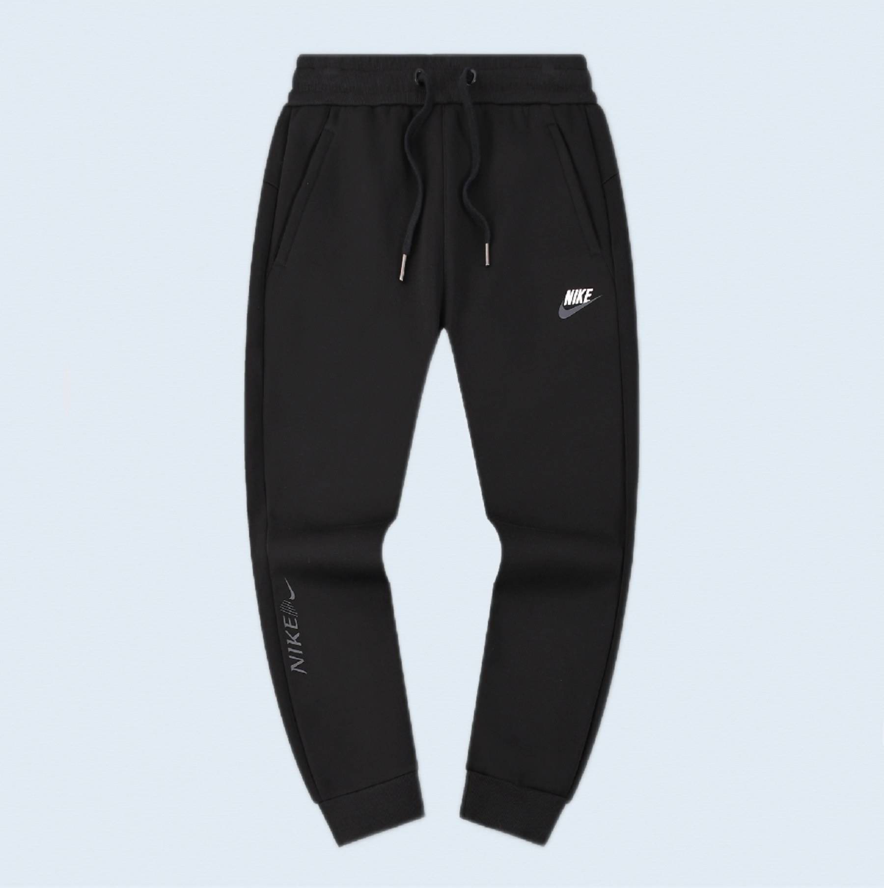 （加絨款）耐克NIKE新款立體印花LOGO加絨運動褲