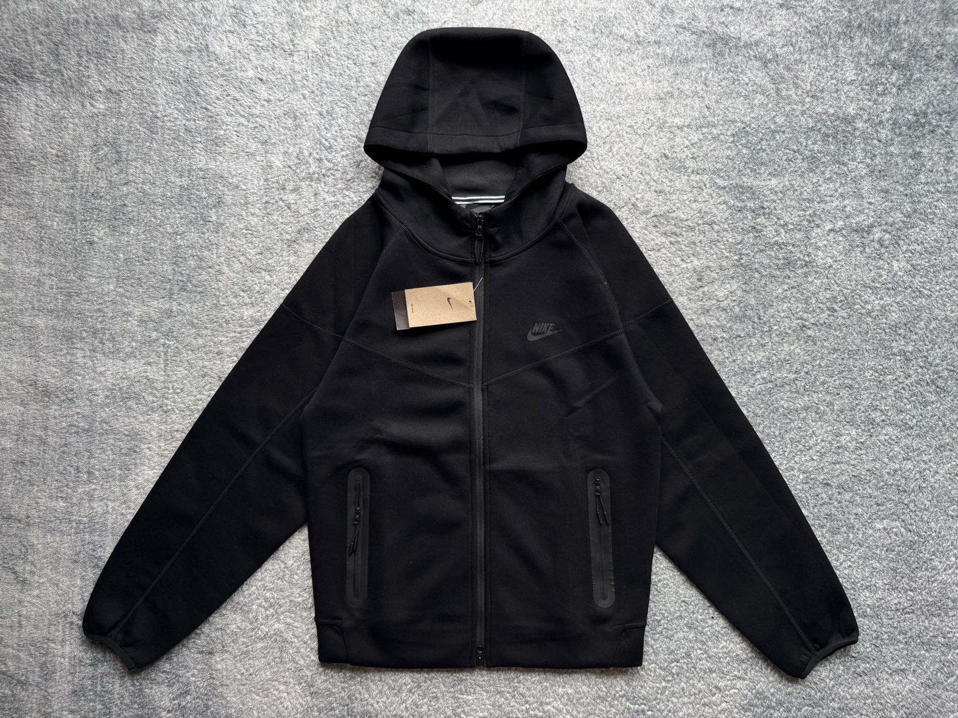 Nike WINDRUNNER 純色拉鍊雙拉頭連帽運動夾克