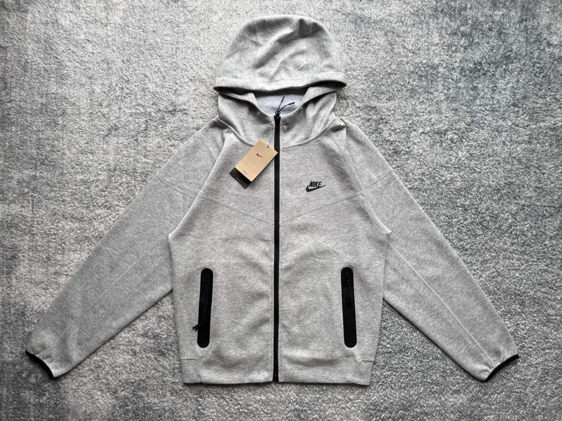 Nike WINDRUNNER 純色拉鍊雙拉頭連帽運動夾克