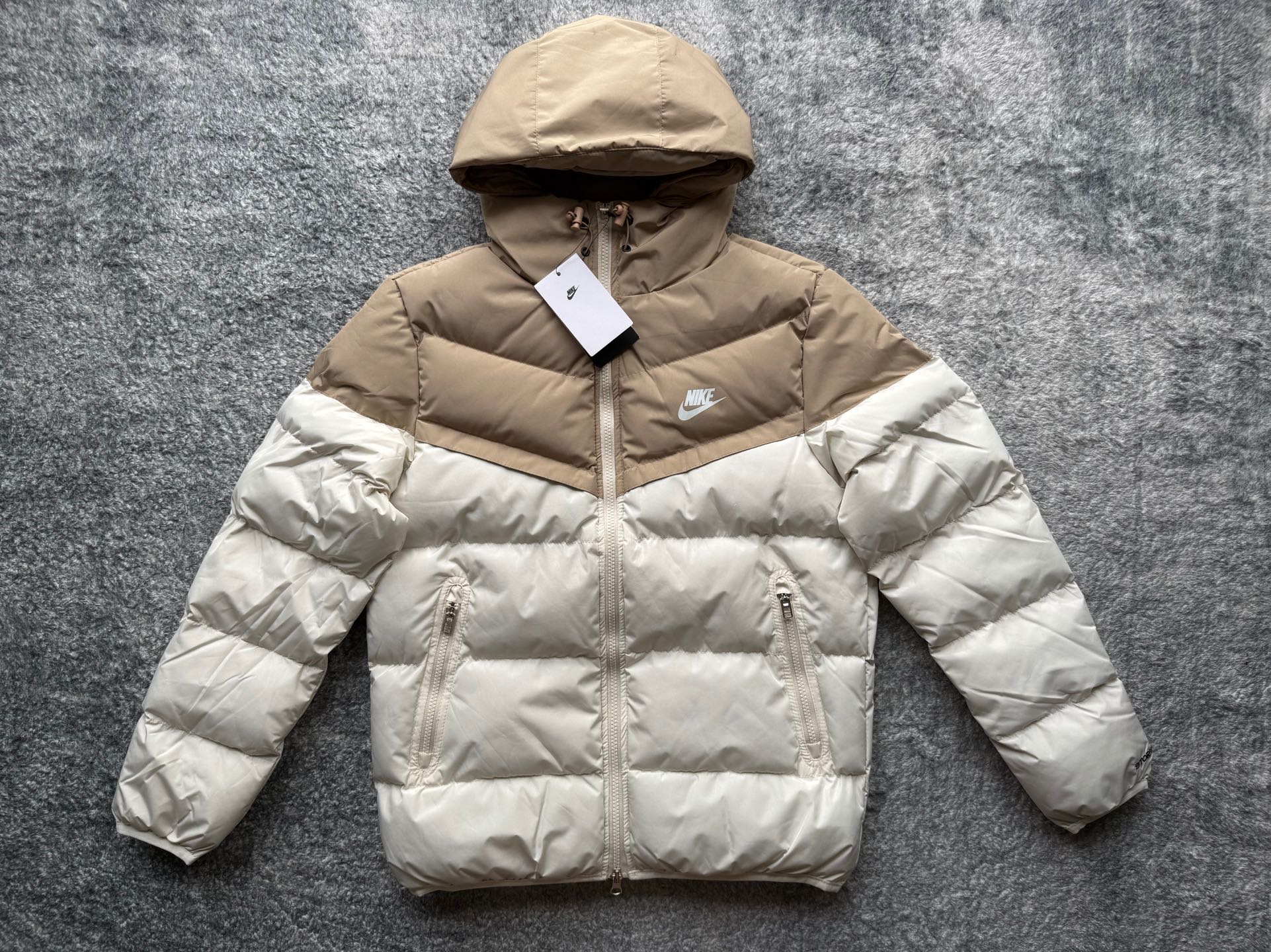 Nike風行者棉服Storm-FIT Windrunner 連帽拉鍊長袖羽絨服