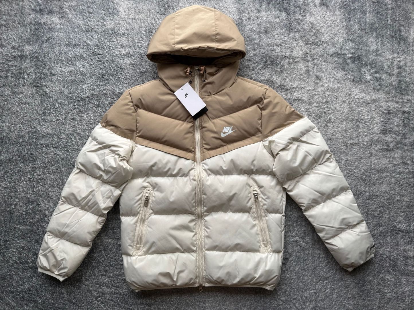 Nike風行者棉服Storm-FIT Windrunner 連帽拉鍊長袖羽絨服