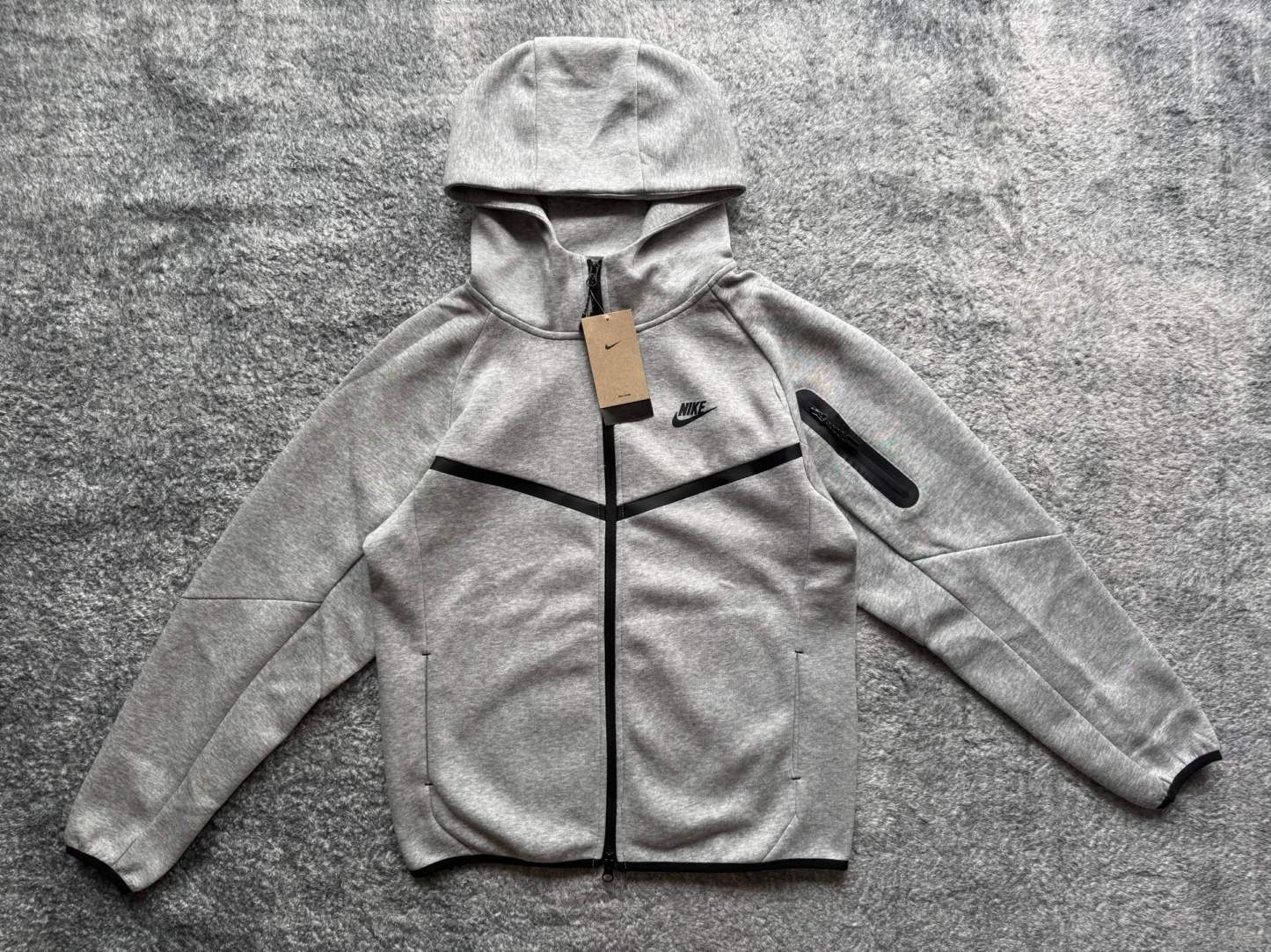 Nike WINDRUNNER 純色拉鍊雙拉頭連帽運動夾克 男女同款