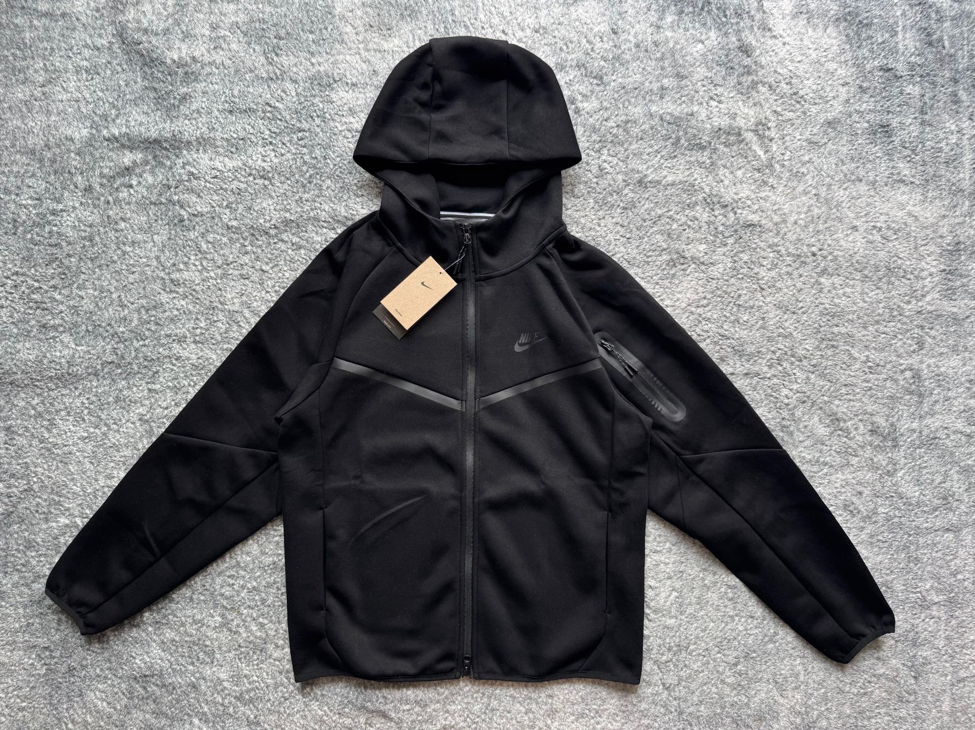 Nike WINDRUNNER 純色拉鍊雙拉頭連帽運動夾克 男女同款