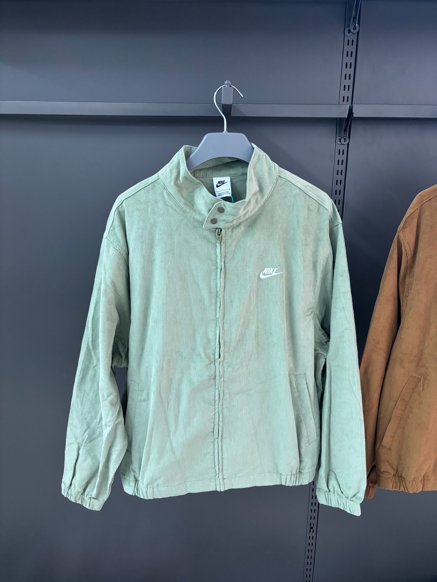 Nike耐克25新款哈靈頓燈芯絨復古夾克外套