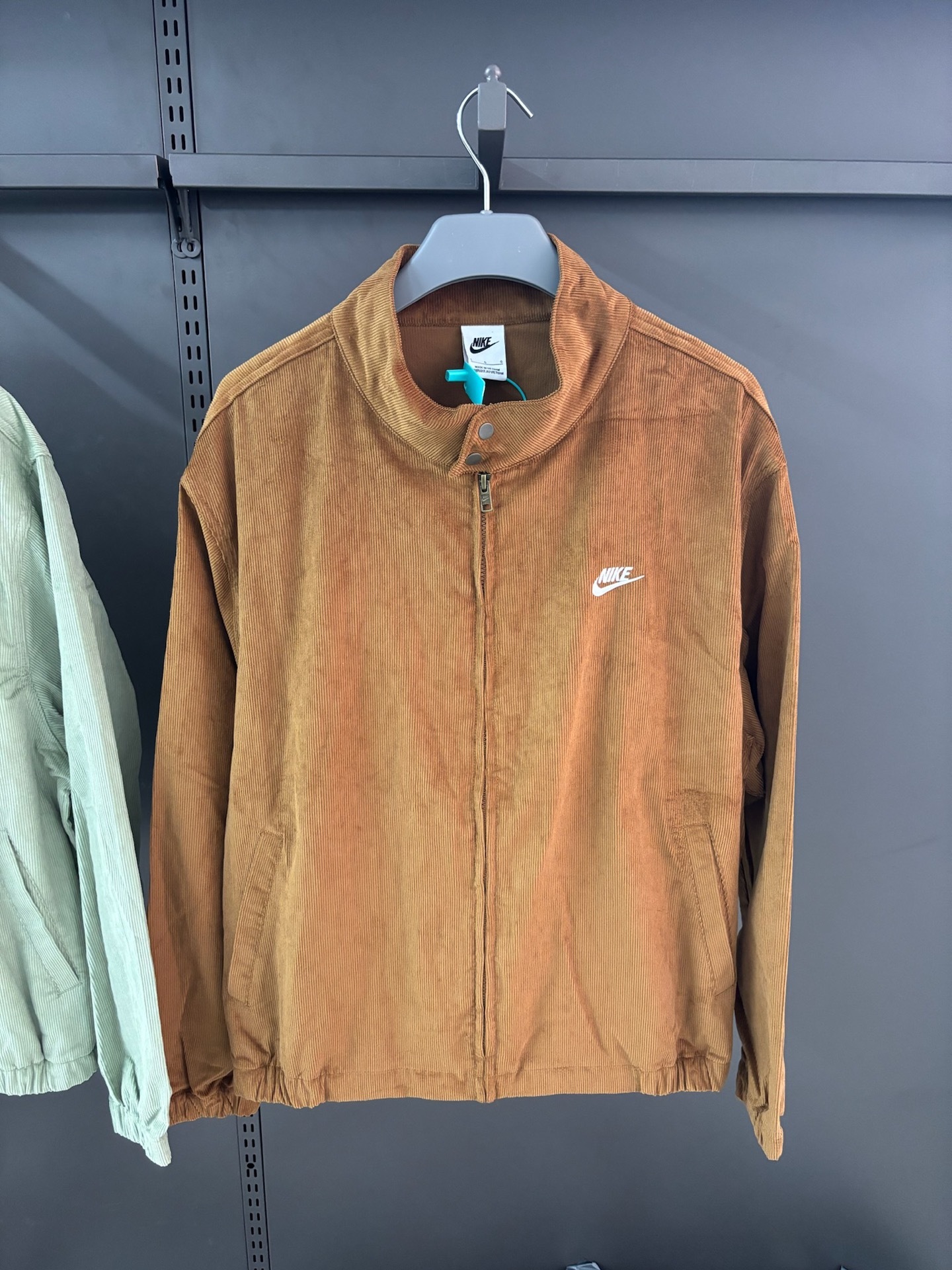 Nike耐克25新款哈靈頓燈芯絨復古夾克外套