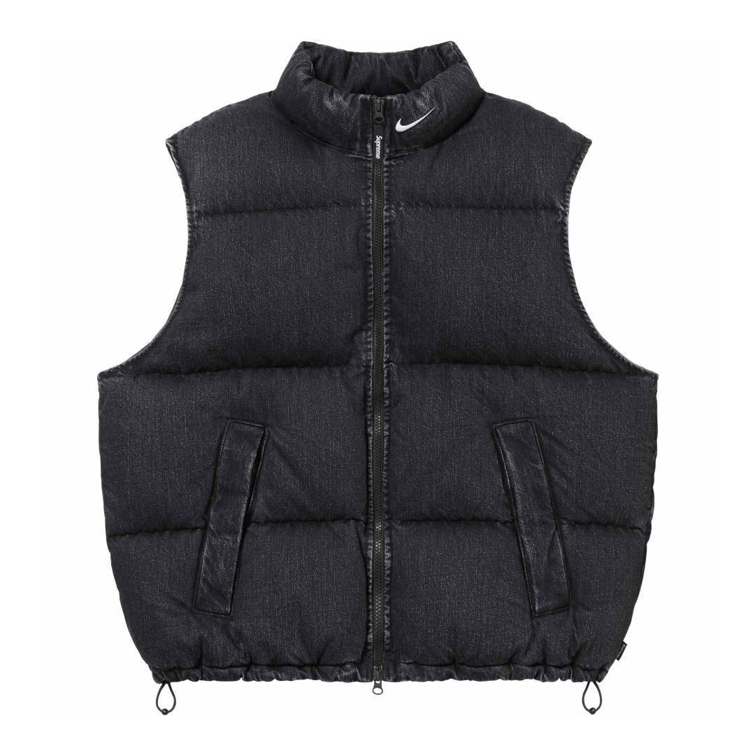 Supreme Denim PUFFER VEST Nike 聯名牛仔馬甲