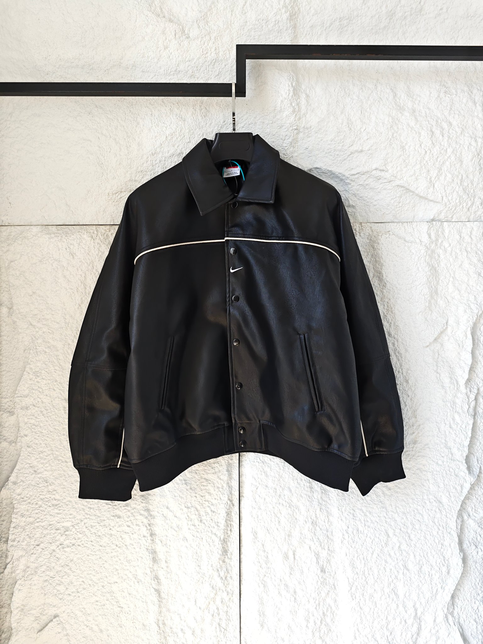 Supreme x Nike 聯名款 皮革校隊夾克